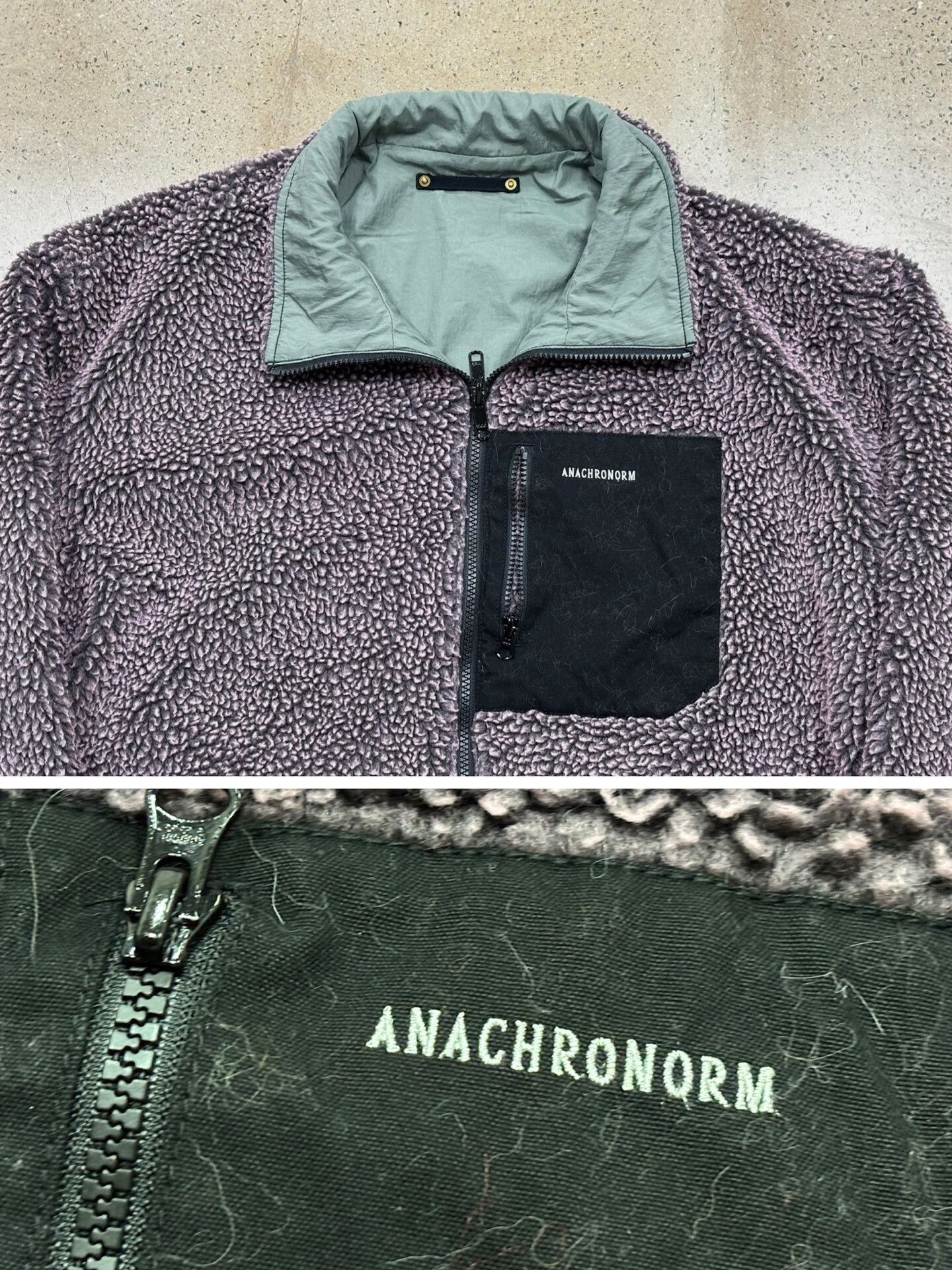 ANACHRONORM ANACHRONORM Reversible Boa Jacket Size US L / EU 52-54 / 3 - 7 Thumbnail