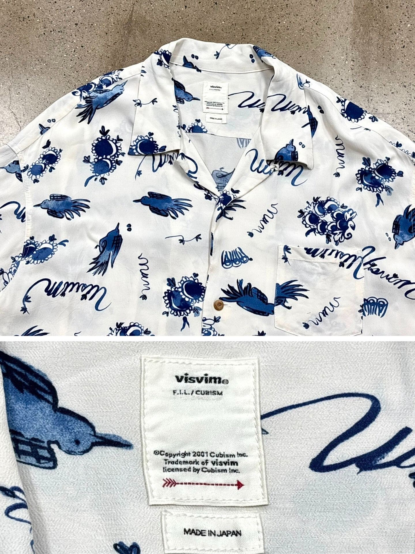 Visvim Visvim Wallis Sunnybird Short-Sleeve Shirt Size US XL / EU 56 / 4 - 5 Thumbnail