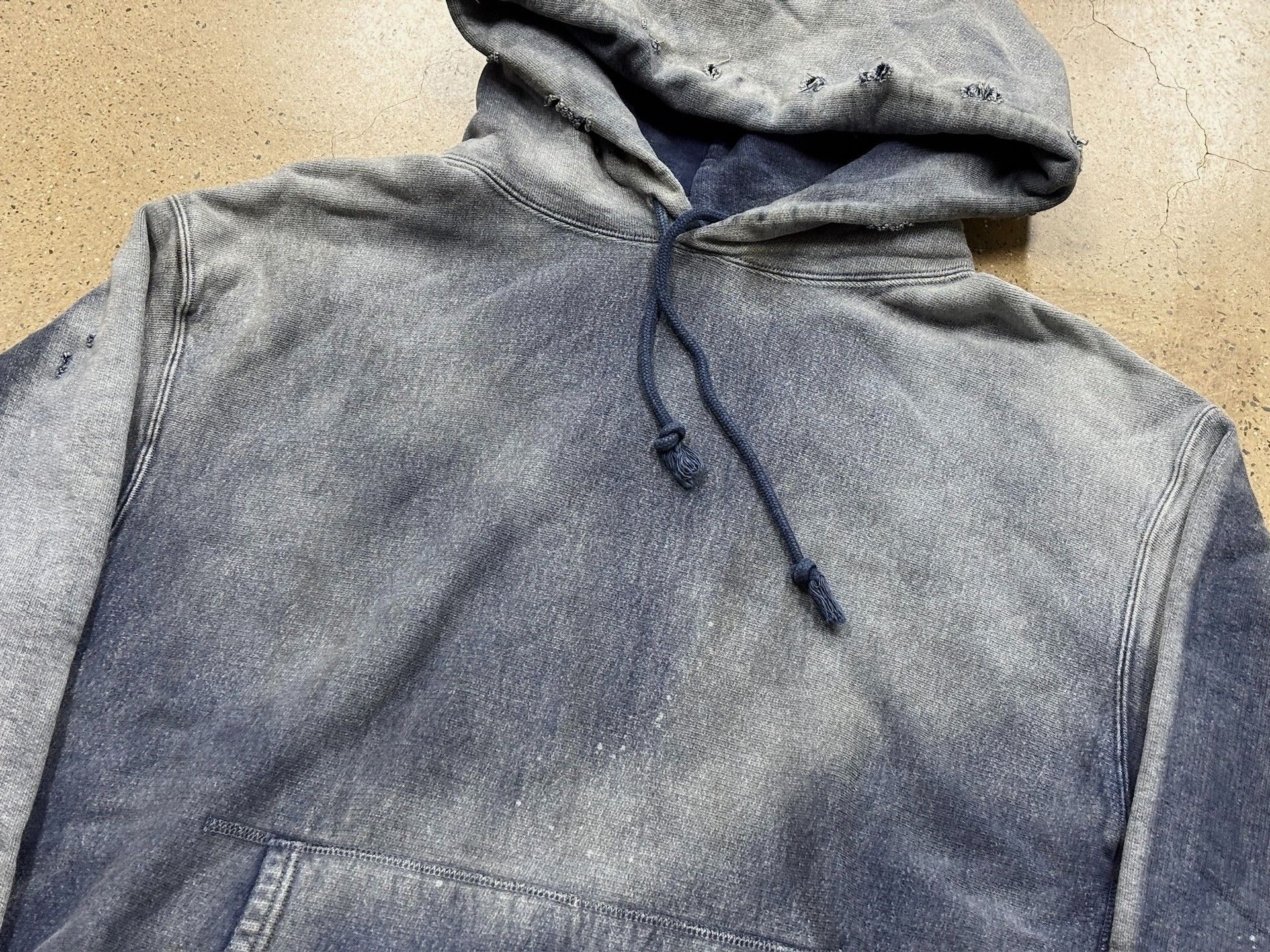 Bow3ry Bow Wow Washed Vintage Hoodie Size US XL / EU 56 / 4 - 6 Thumbnail