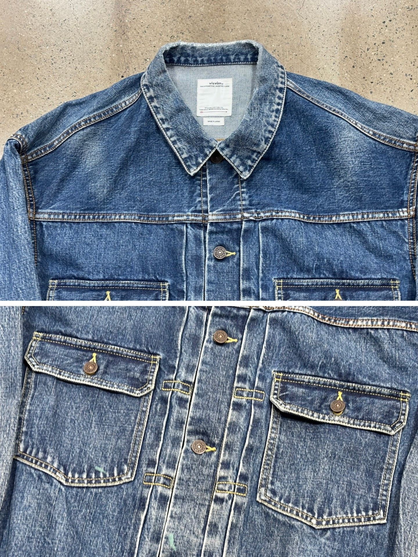 Visvim Visvim 21AW D1006 Denim Jacket Size US XL / EU 56 / 4 - 5 Thumbnail