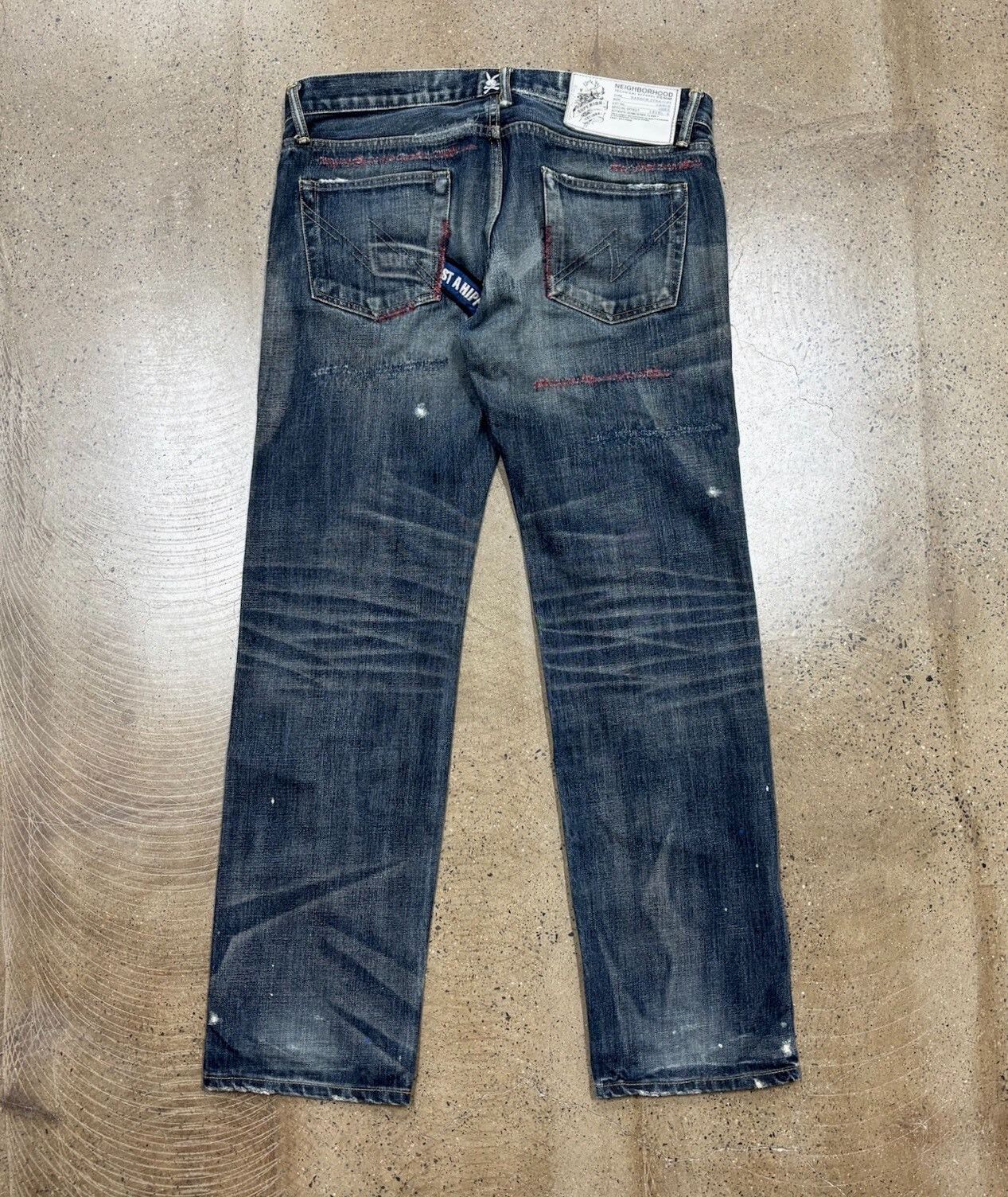 Neighborhood NEIGHBORHOOD 09ex Red Anchor Jeans Size US 30 / EU 46 - 2 Thumbnail