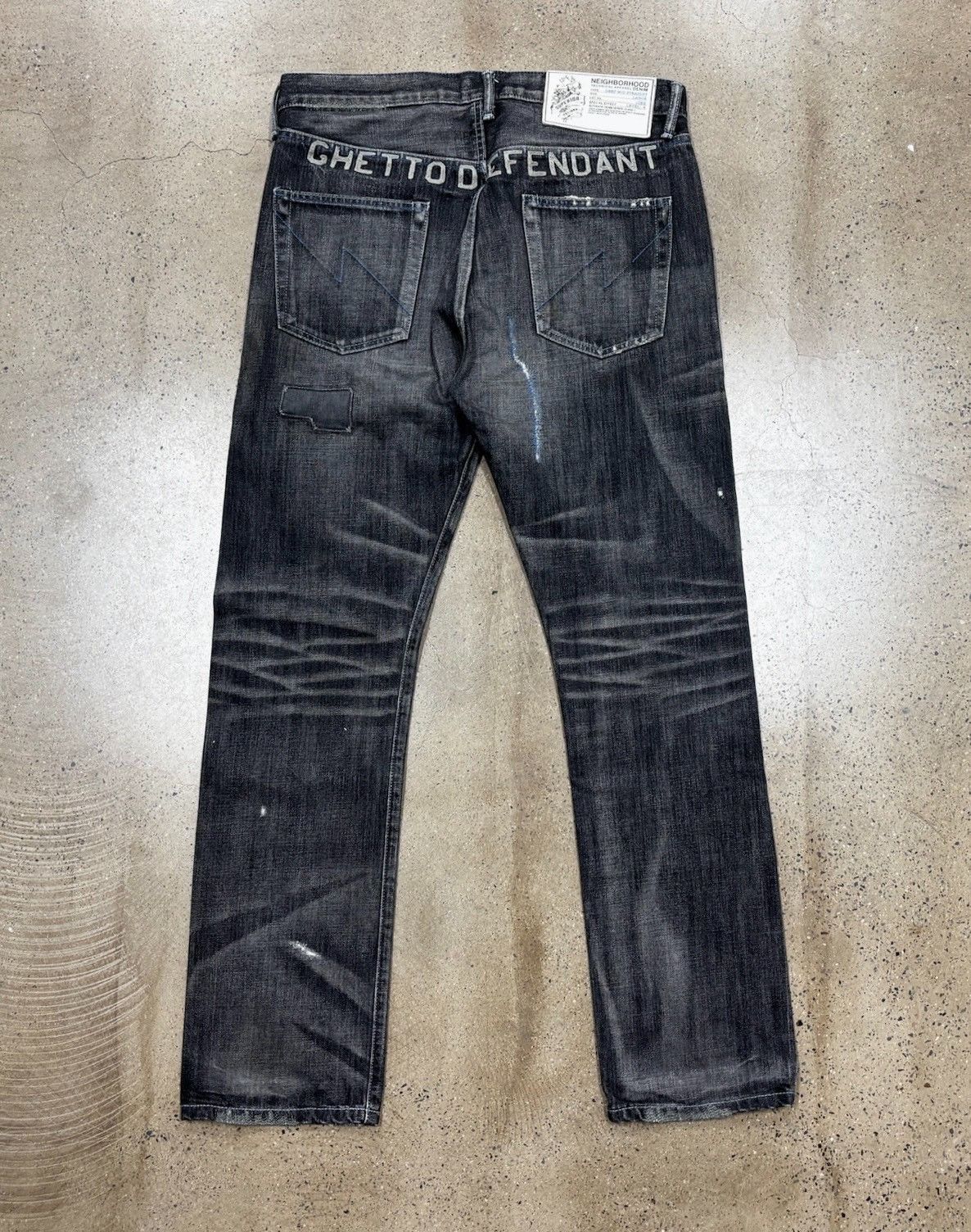 Neighborhood NBHD 10ex Glory Savage Jeans Size US 30 / EU 46 - 2 Thumbnail