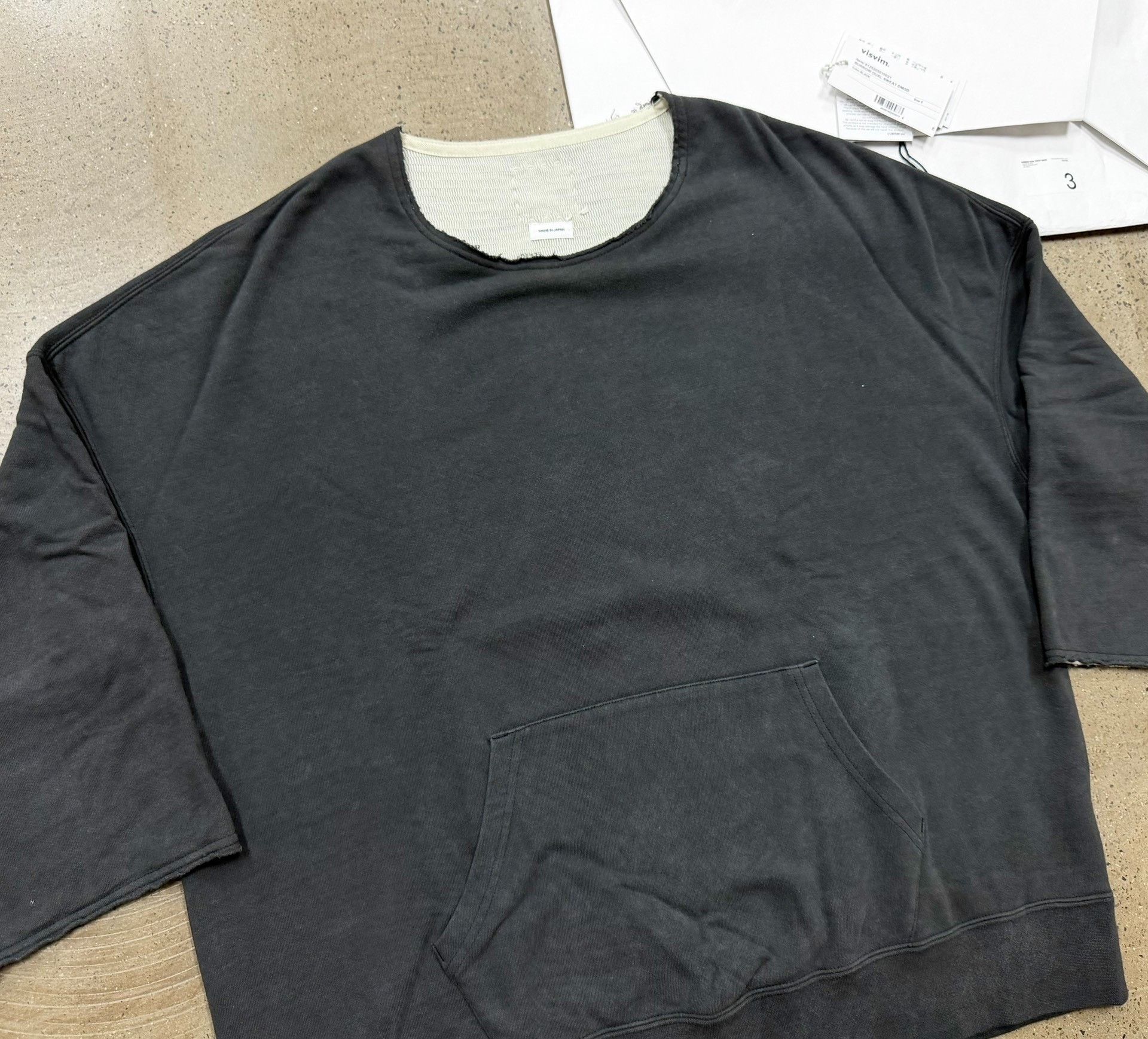Visvim VISVIM 25AW Burrow Dual Sweat DMGD Size US L / EU 52-54 / 3 - 7 Thumbnail