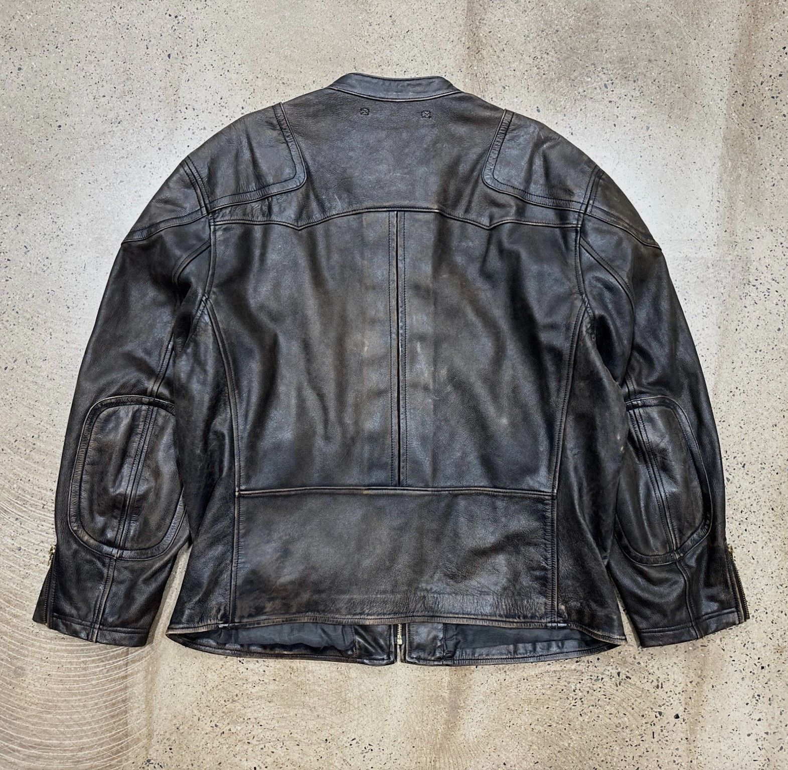 RRL Ralph Lauren Ralph Lauren RRL Motorcycle Leather Jacket Size US XL / EU 56 / 4 - 2 Thumbnail