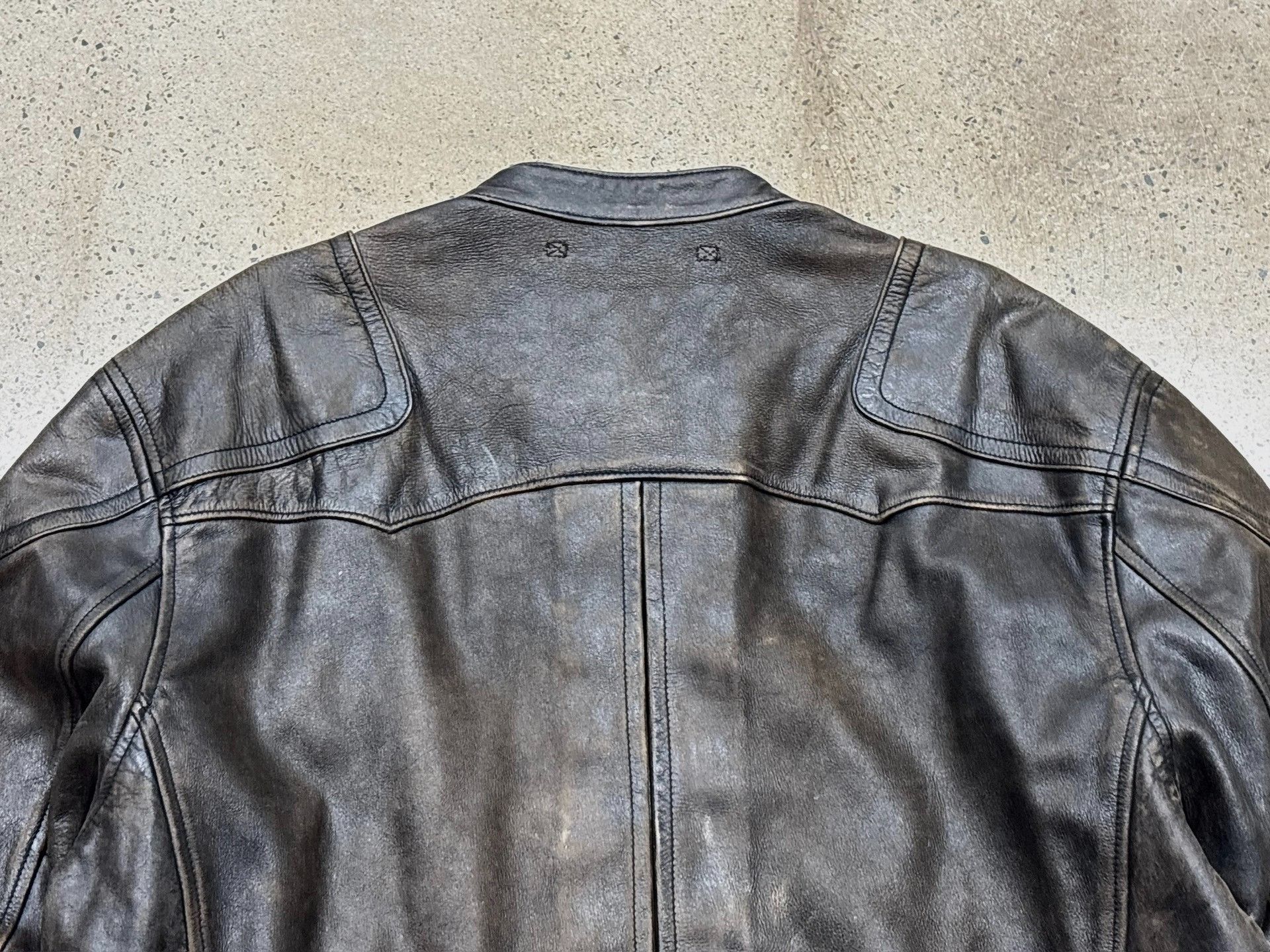 RRL Ralph Lauren Ralph Lauren RRL Motorcycle Leather Jacket Size US XL / EU 56 / 4 - 8 Thumbnail