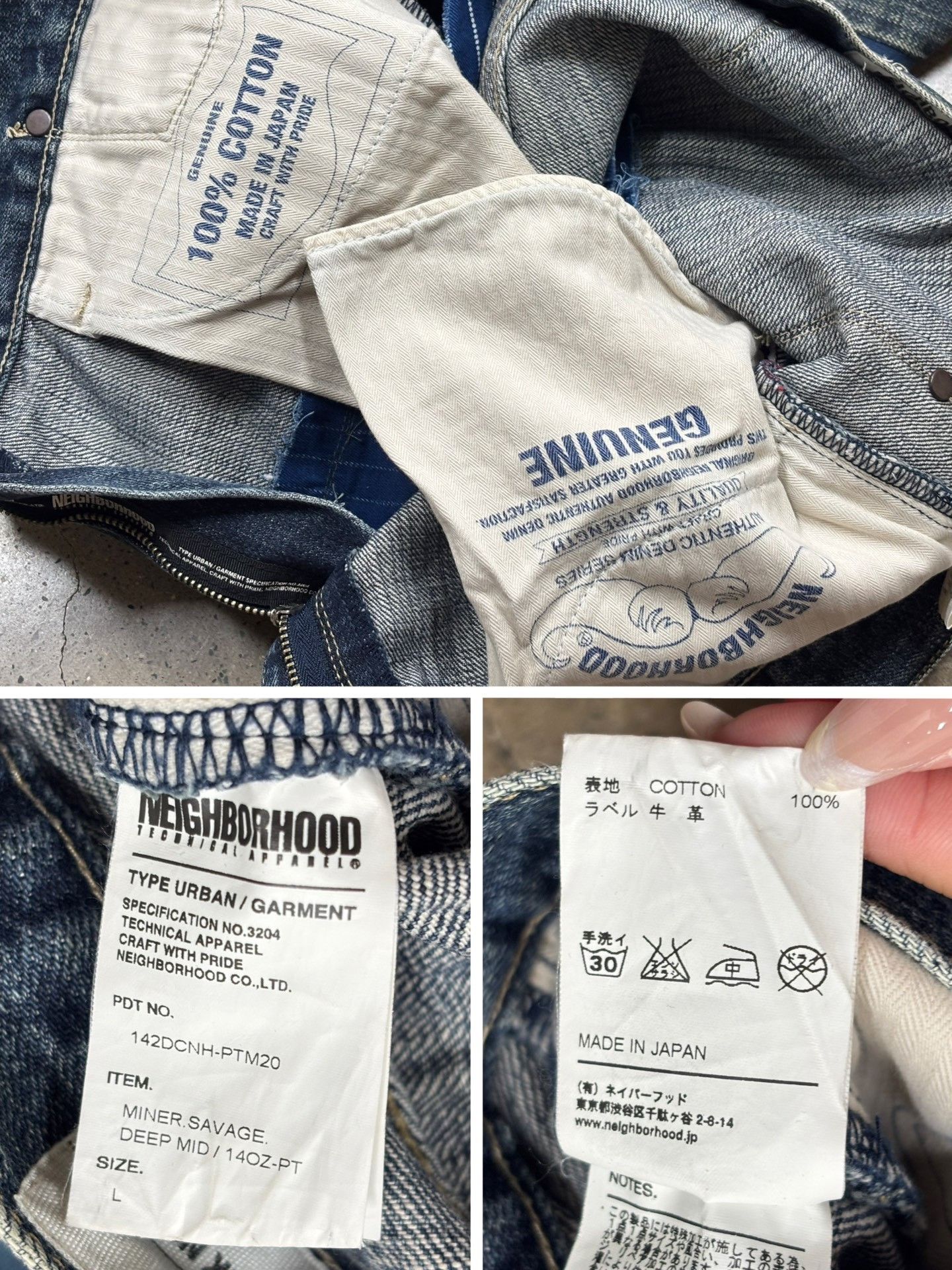 Neighborhood NEIGHBORHOOD 14AW Miner Savage Jeans Size US 28 / EU 44 - 9 Thumbnail