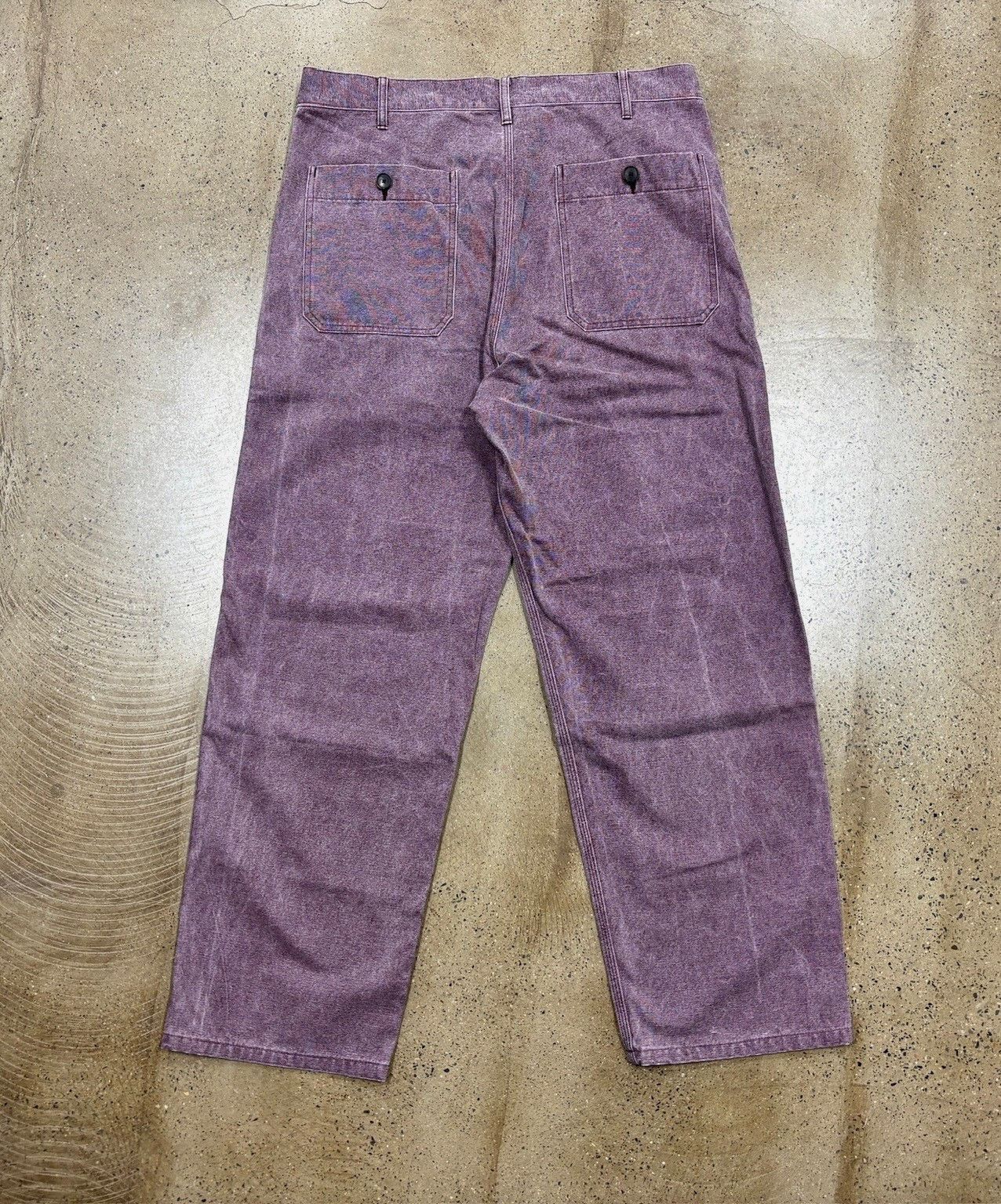 Auralee AURALEE Washed Organic Canvas Pants Size US 26 / EU 42 - 2 Thumbnail