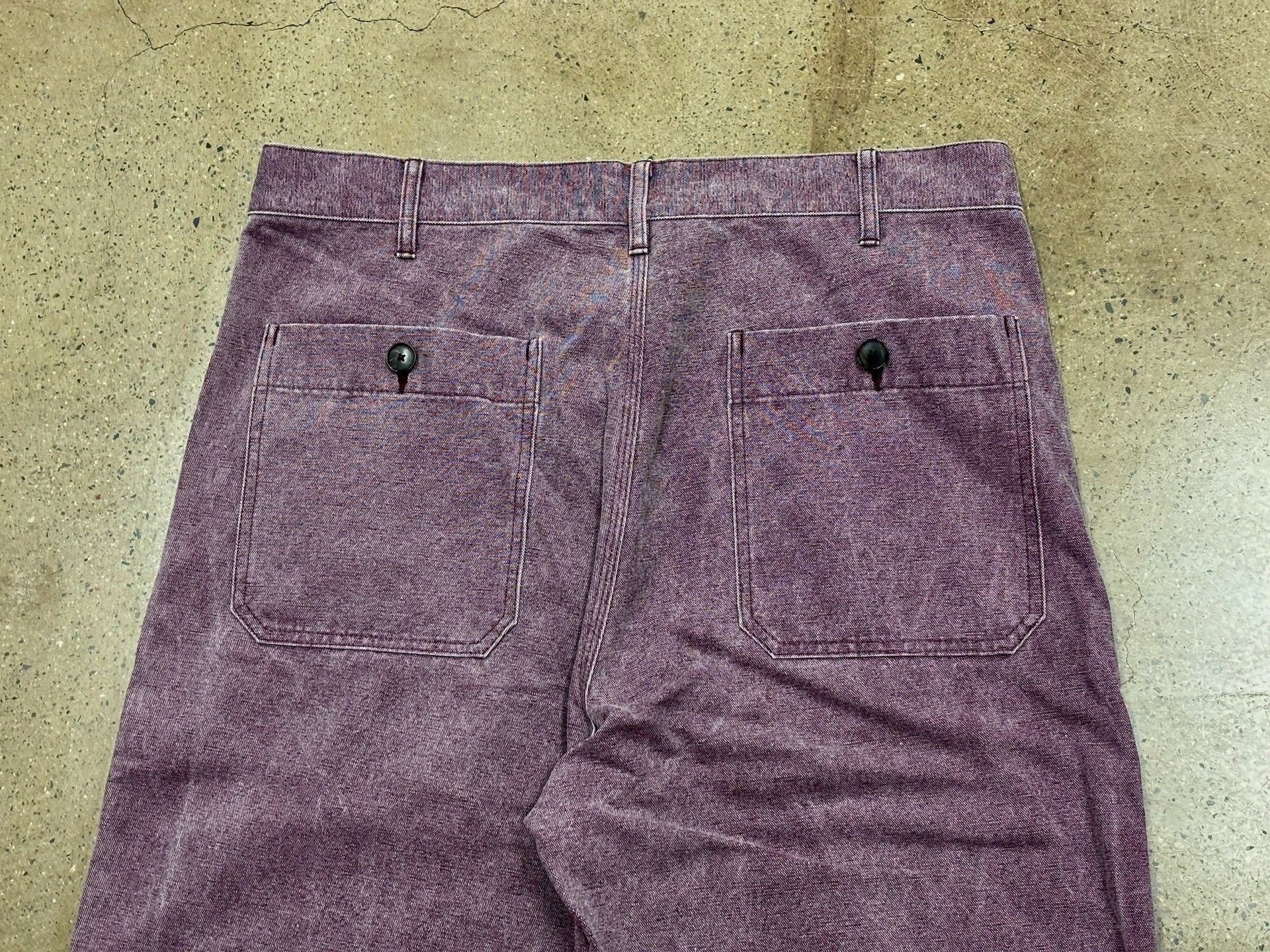 Auralee AURALEE Washed Organic Canvas Pants Size US 26 / EU 42 - 8 Thumbnail