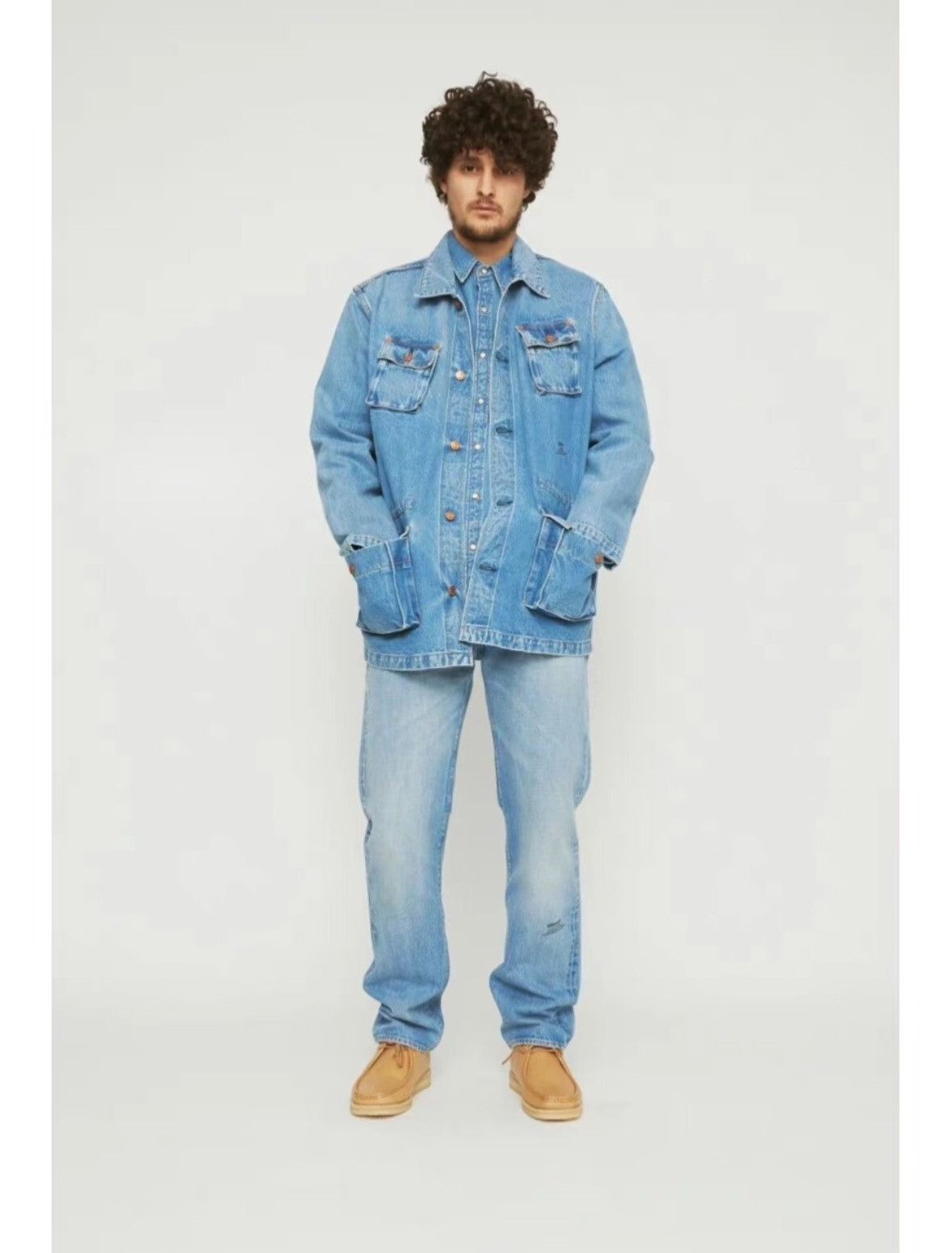 Levi's Levi's x JJJJound SS23 Denim Jacket Size US L / EU 52-54 / 3 - 4 Thumbnail