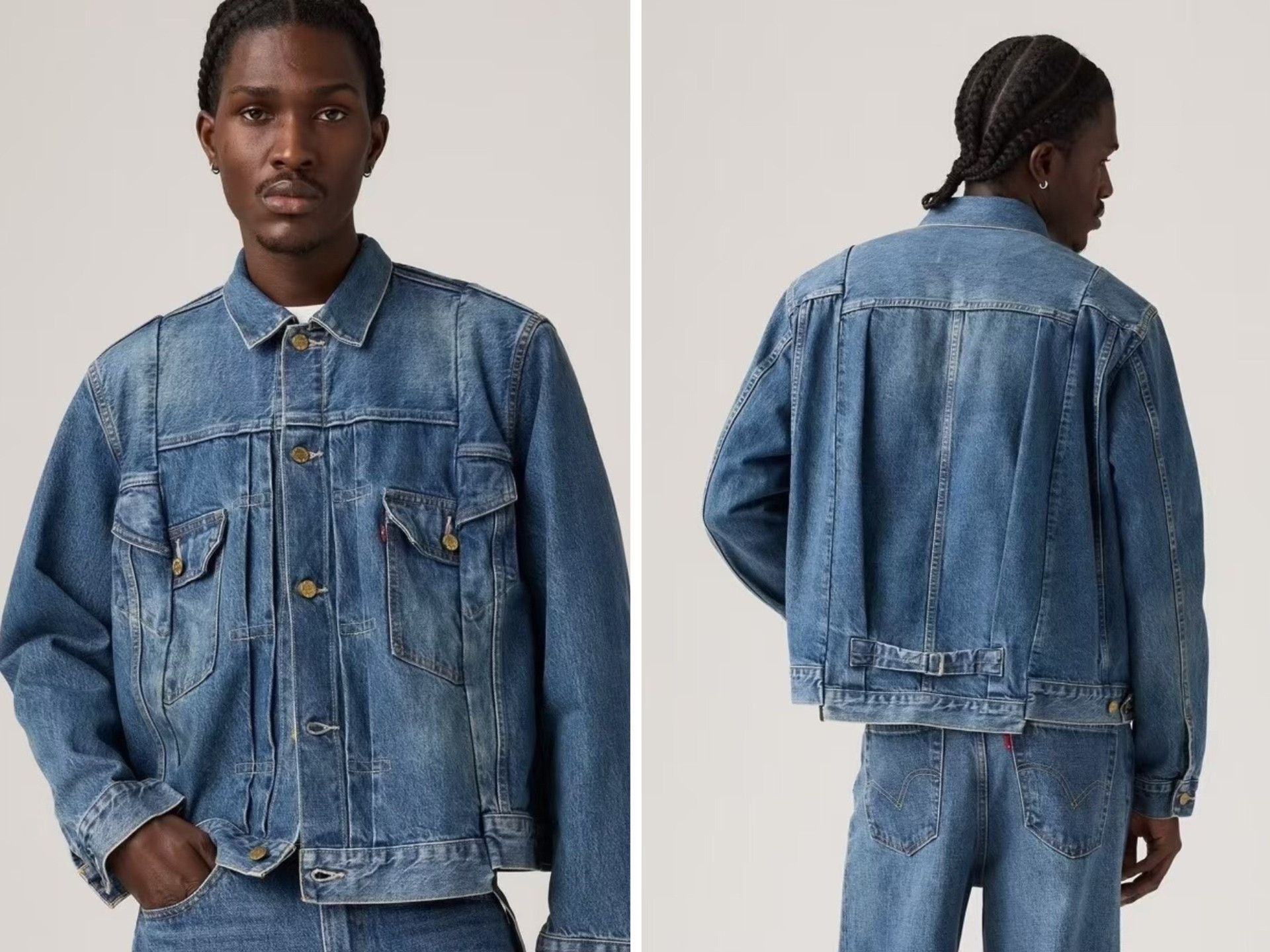 Sacai Sacai x Levi's 25SS Denim Jacket Size US M / EU 48-50 / 2 - 3 Thumbnail