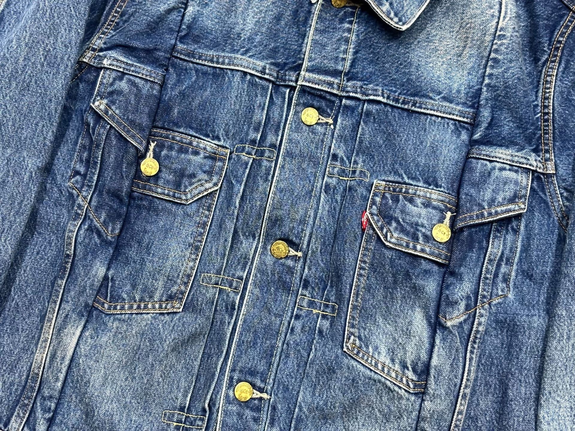 Sacai Sacai x Levi's 25SS Denim Jacket Size US M / EU 48-50 / 2 - 6 Thumbnail