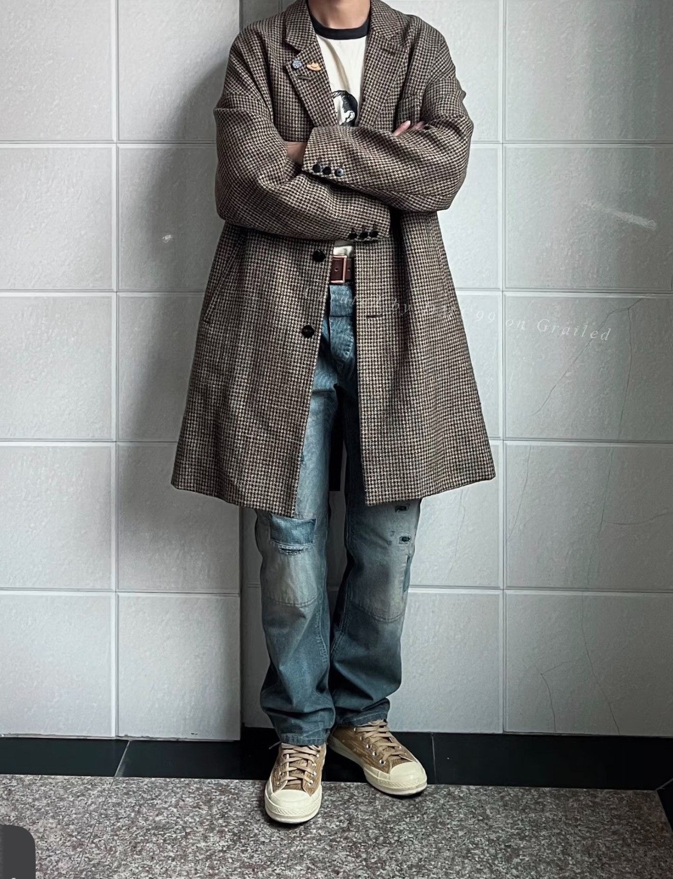 Visvim Visvim 21AW Hammons Tweed Coat Size US XL / EU 56 / 4 - 2 Thumbnail