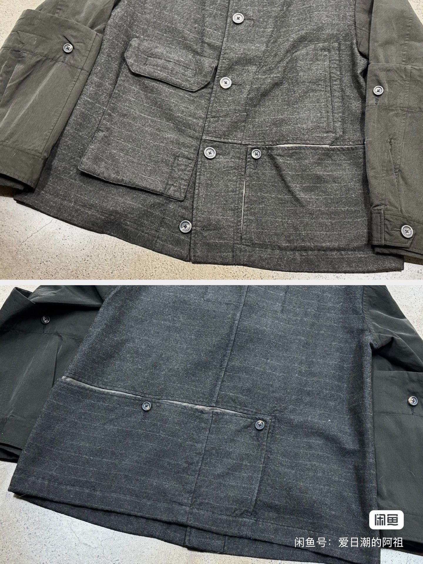 Ziggy Chen Ziggy Chen AW21 Deconstructed Wool Jacket Size US M / EU 48-50 / 2 - 8 Thumbnail