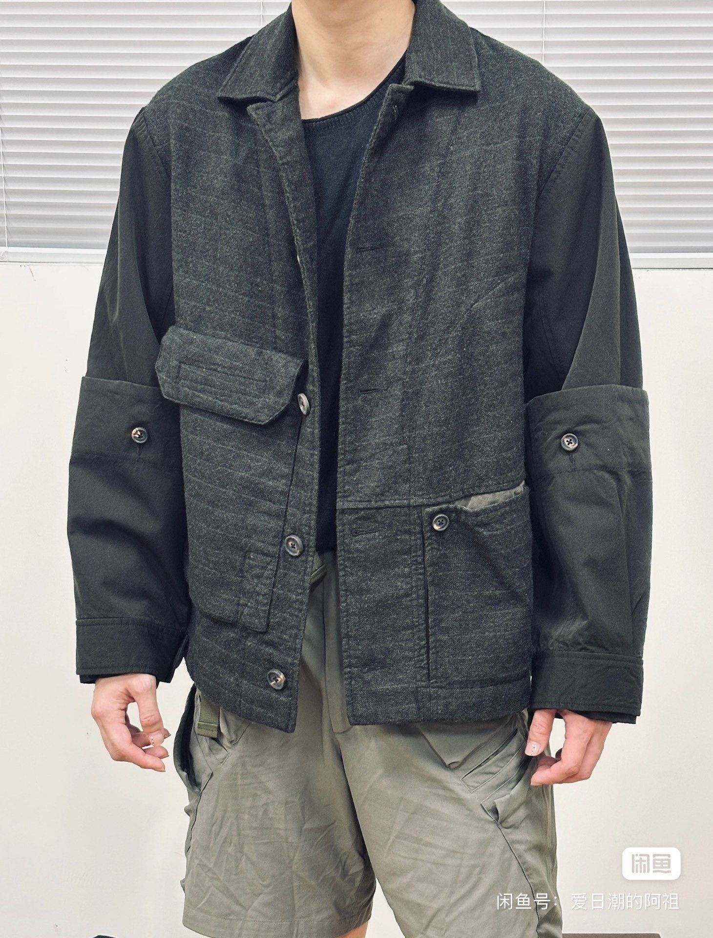 Ziggy Chen Ziggy Chen AW21 Deconstructed Wool Jacket Size US M / EU 48-50 / 2 - 2 Thumbnail