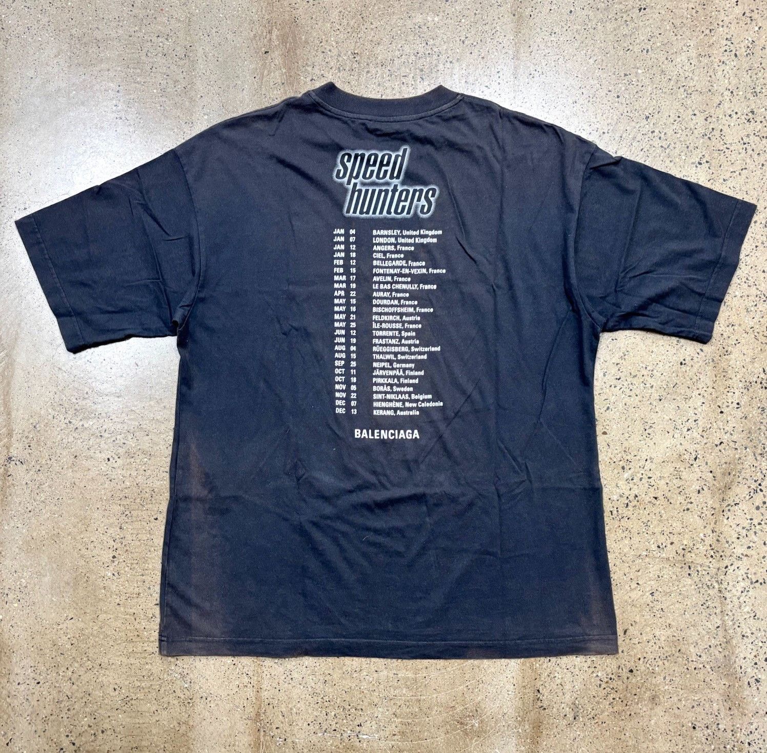 Balenciaga Balenciaga Speed Hunters Oversized Vintage T-Shirt Size S / US 4 / IT 40 - 2 Thumbnail