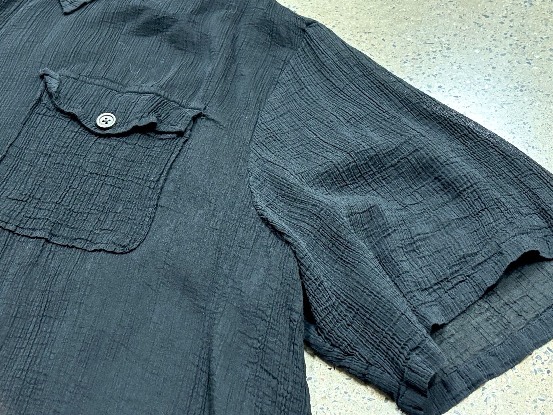 Our Legacy Our Legacy Hollow Out Short Sleeve Shirt Size US M / EU 48-50 / 2 - 5 Thumbnail