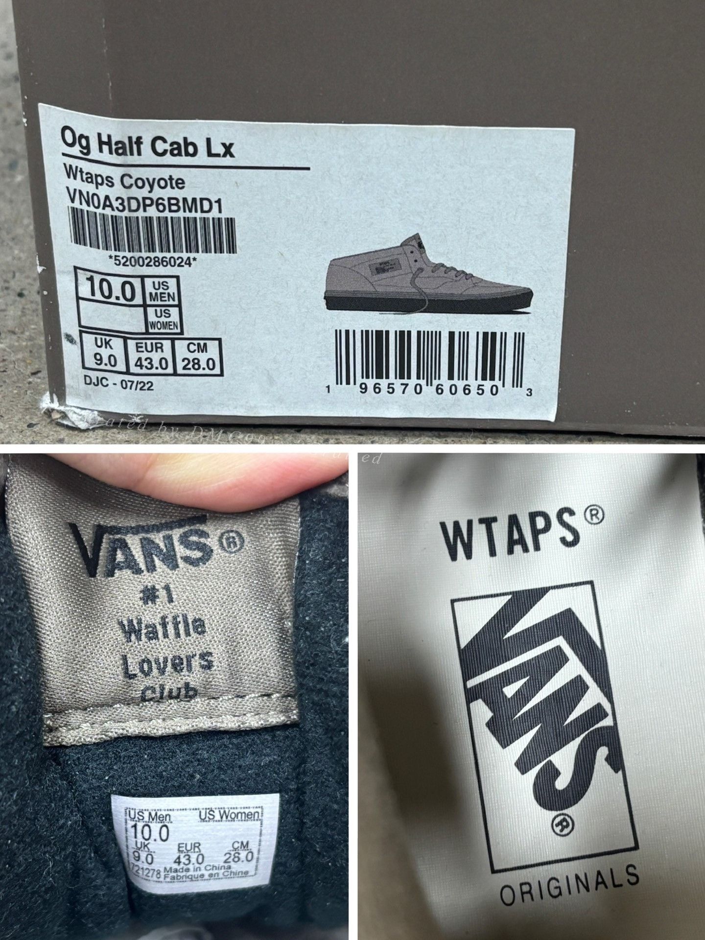 Wtaps Wtaps x Vans Vault OG Half Cab LX Size US 10 / EU 43 - 9 Thumbnail
