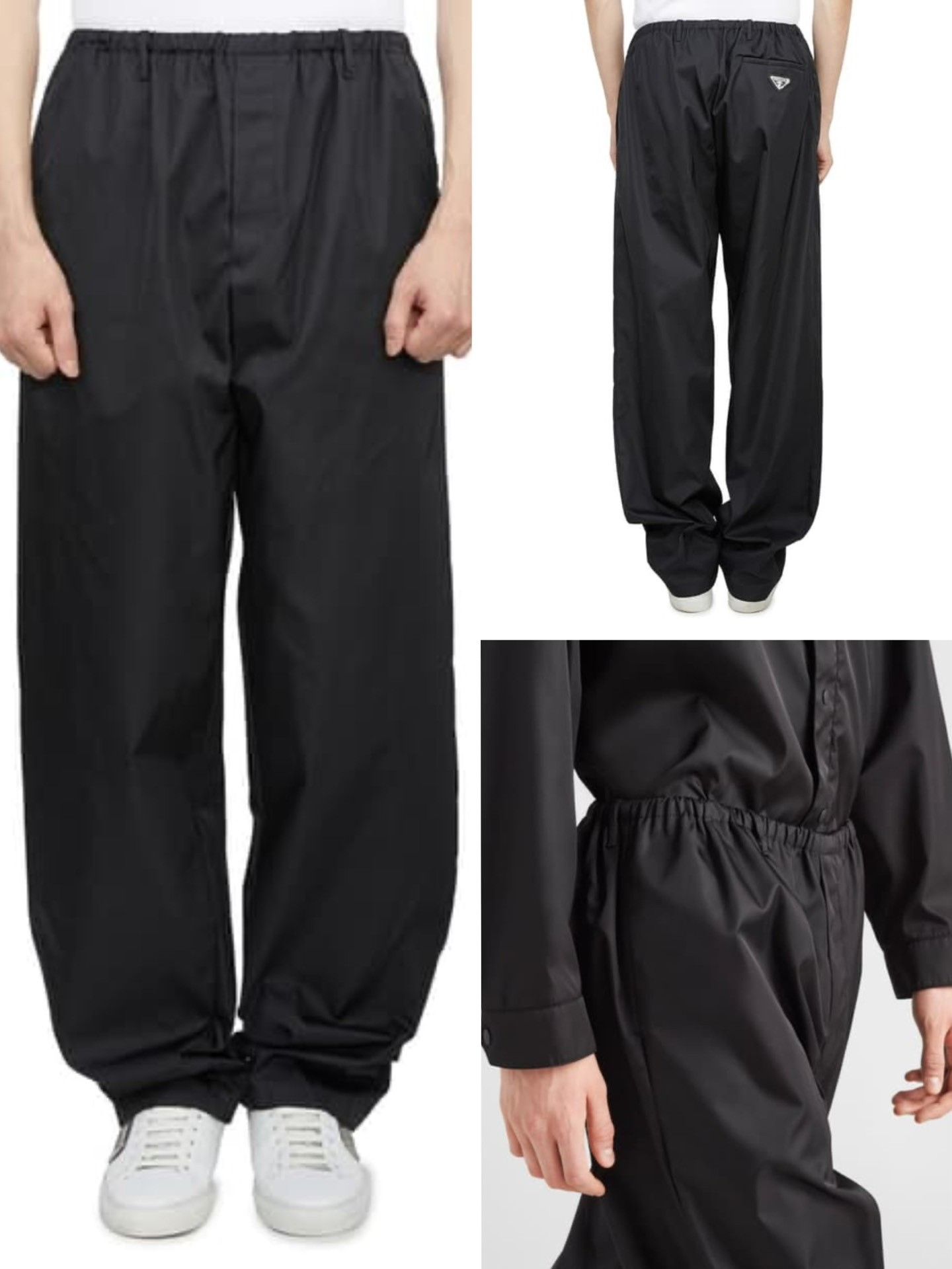 Prada Prada Triangle Logo Nylon Pants Size US 41 - 3 Thumbnail