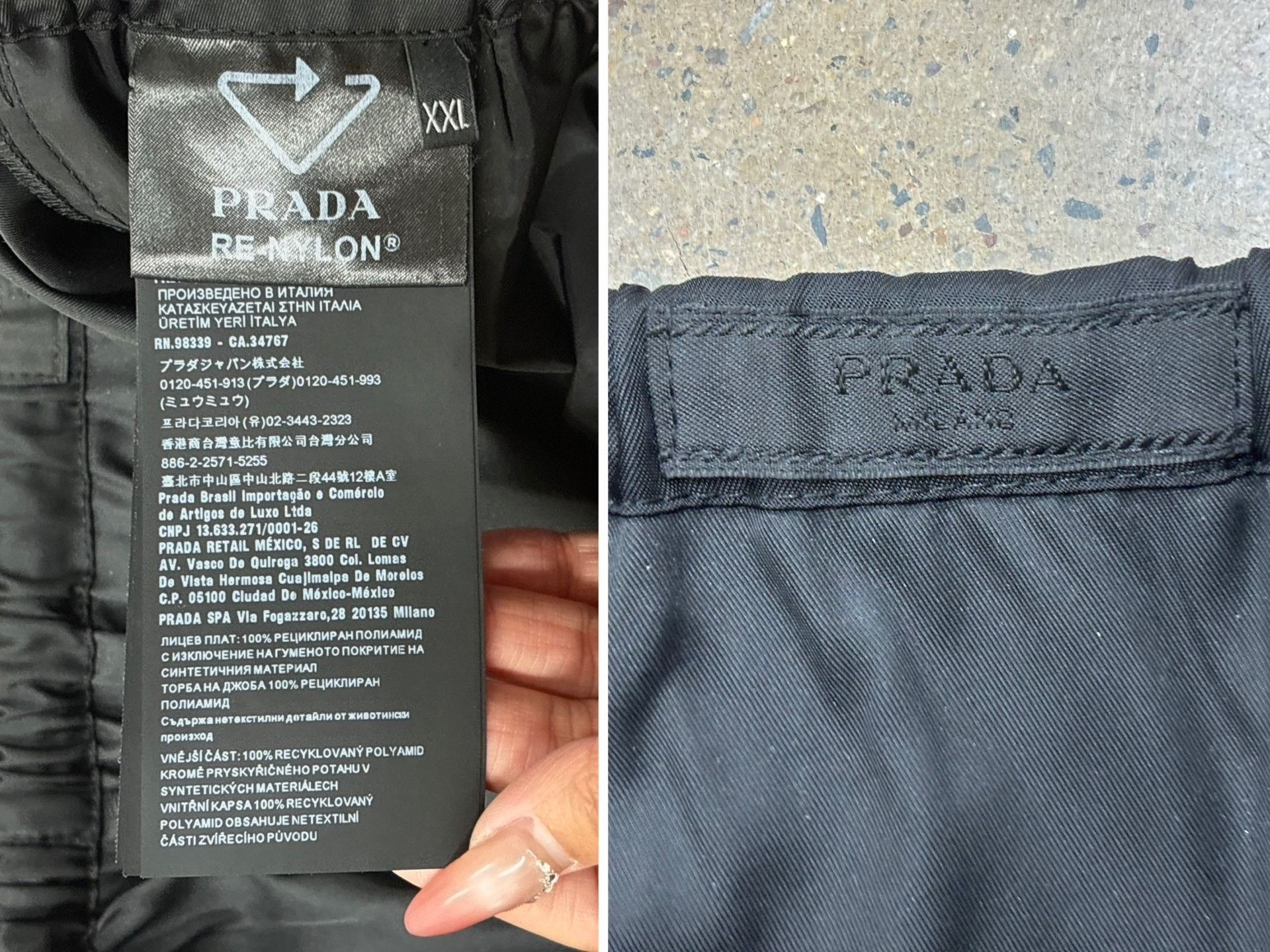 Prada Prada Triangle Logo Nylon Pants Size US 41 - 8 Thumbnail