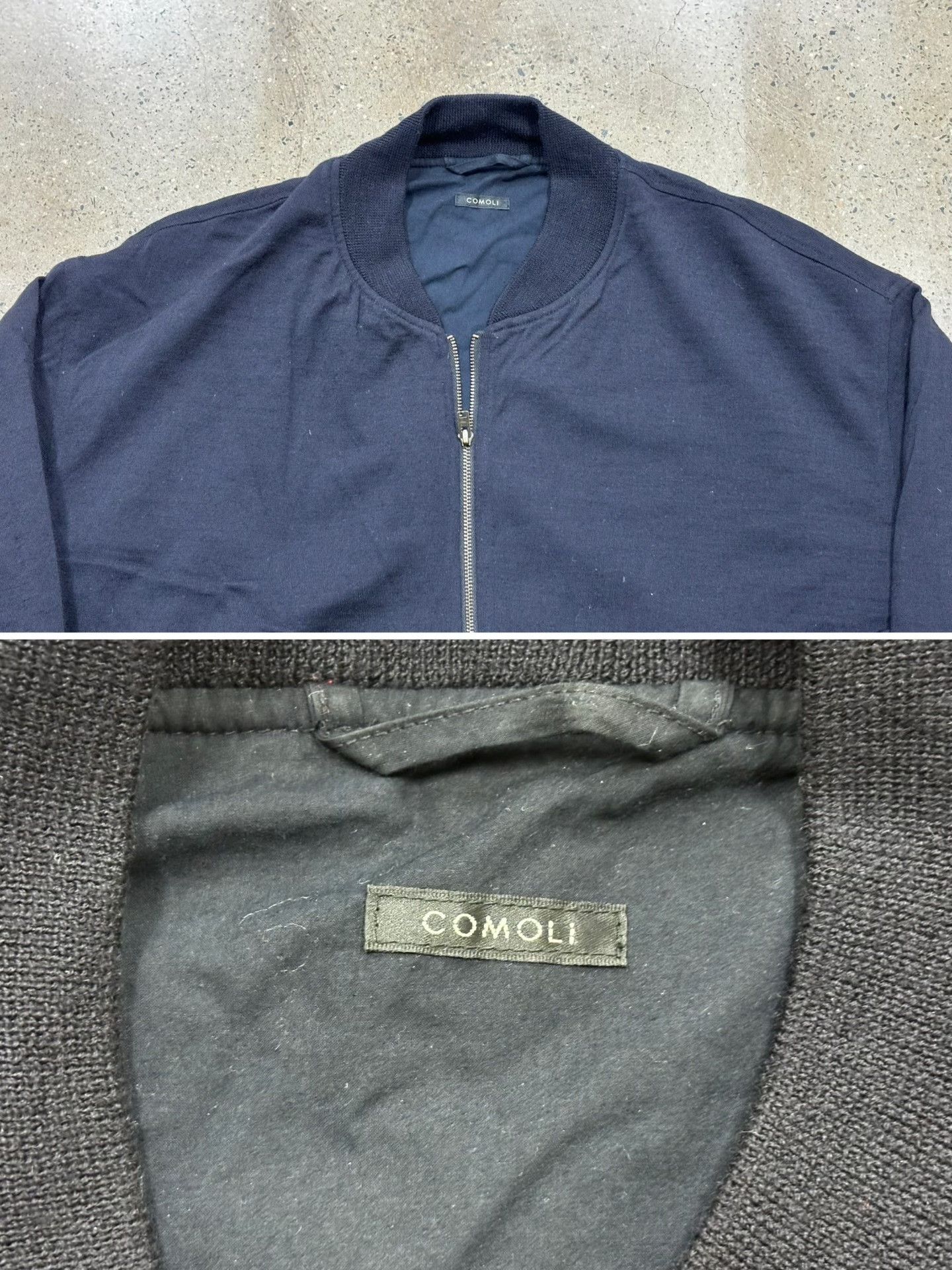 Comoli Comoli 24AW Wool Knit Zip Blouson Size US M / EU 48-50 / 2 - 4 Thumbnail