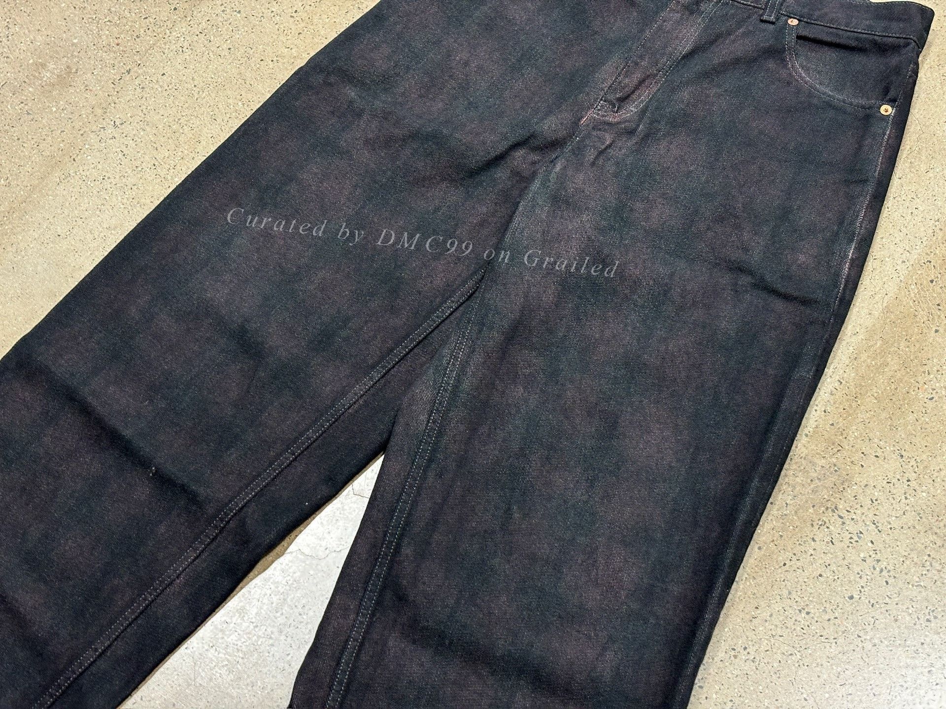 Our Legacy Our Legacy SS23 Black Hidden Plaid Jeans Size US 28 / EU 44 - 6 Thumbnail