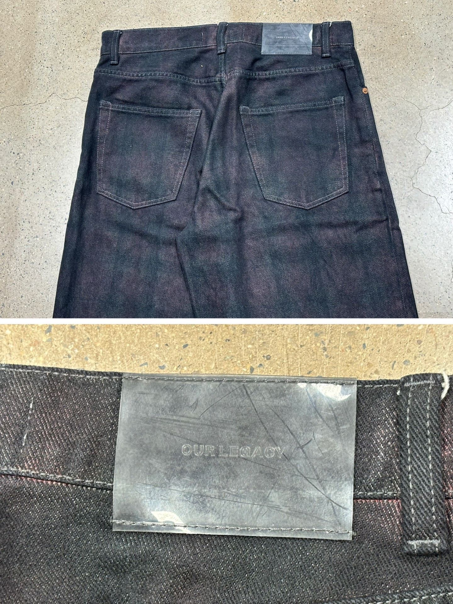 Our Legacy Our Legacy SS23 Black Hidden Plaid Jeans Size US 28 / EU 44 - 7 Thumbnail