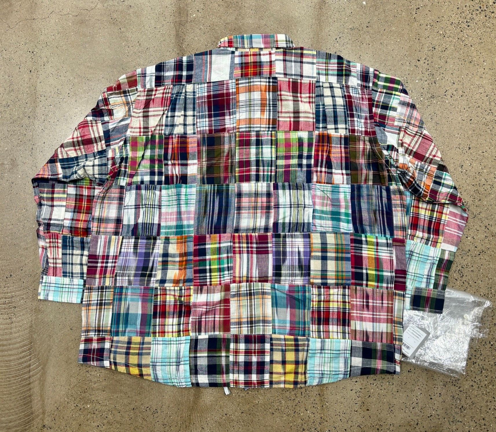 Beams Japan BROCHURE Madras Patchwork Shirt Size US L / EU 52-54 / 3 - 4 Thumbnail