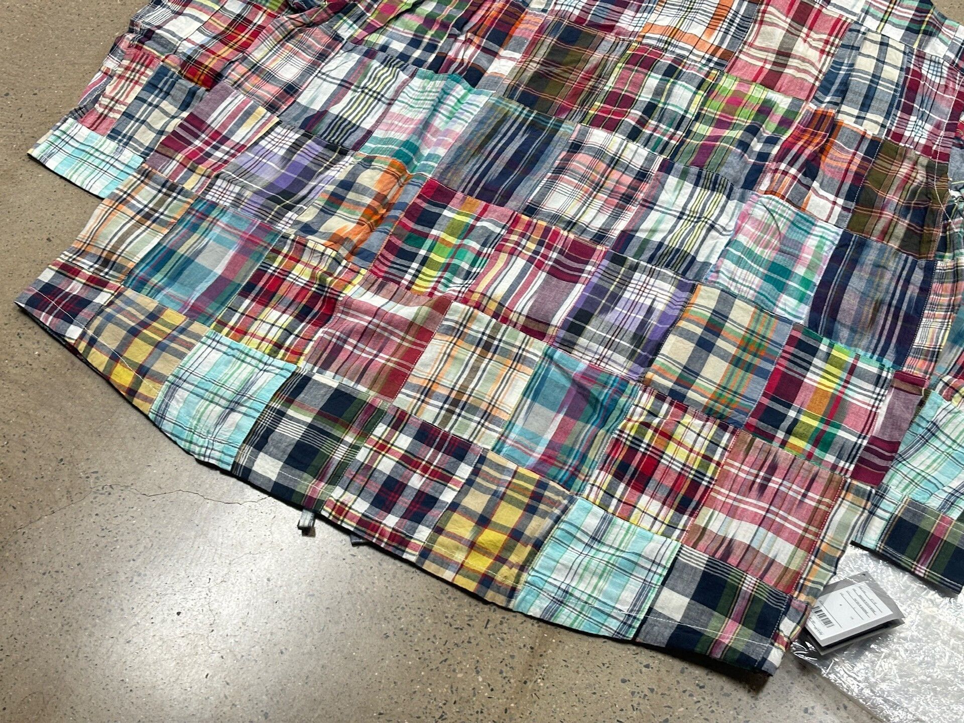 Beams Japan BROCHURE Madras Patchwork Shirt Size US L / EU 52-54 / 3 - 8 Thumbnail