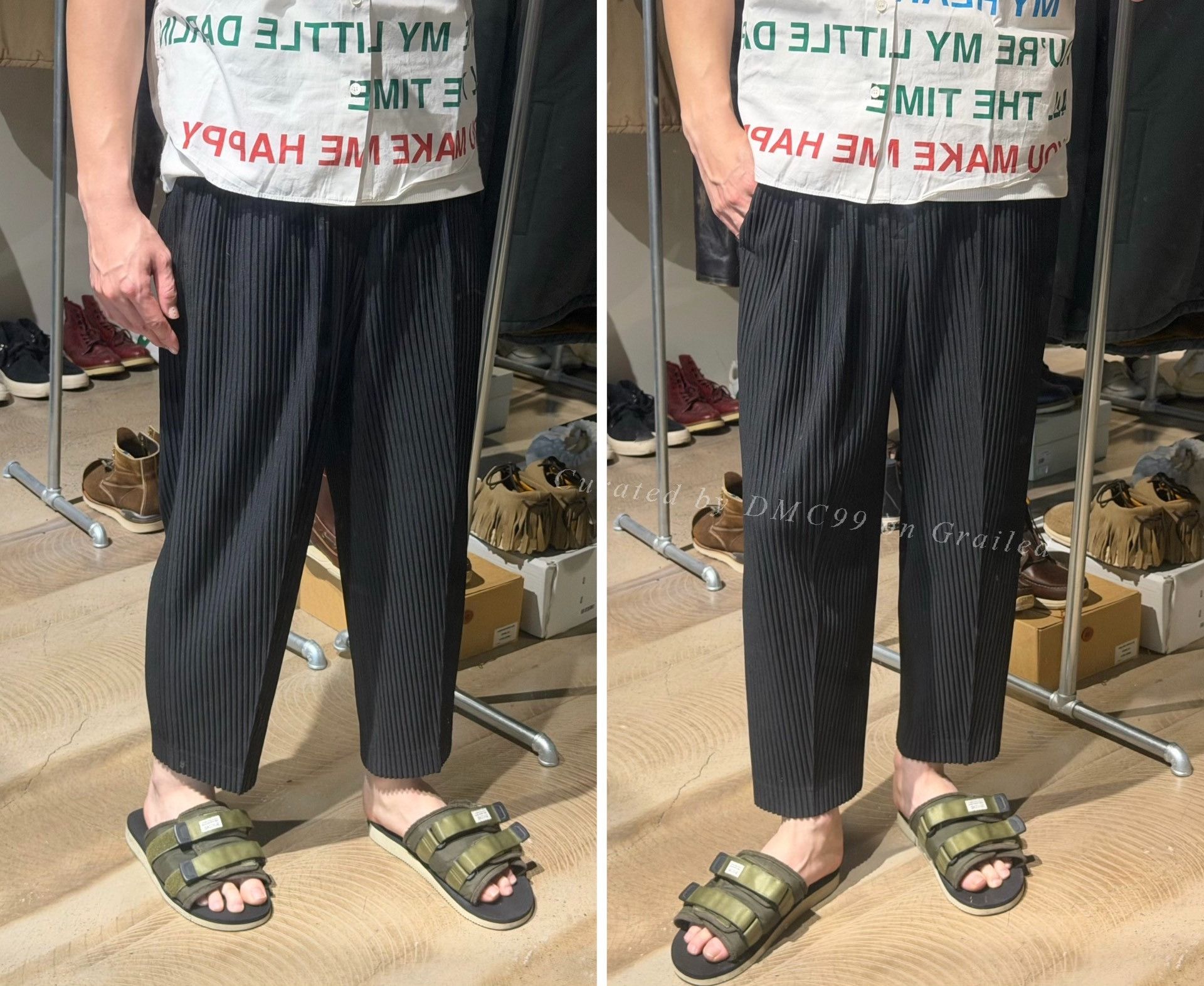 Issey Miyake Issey Miyake Homme Plisse Pleated Pants Size US 26 / EU 42 - 2 Thumbnail