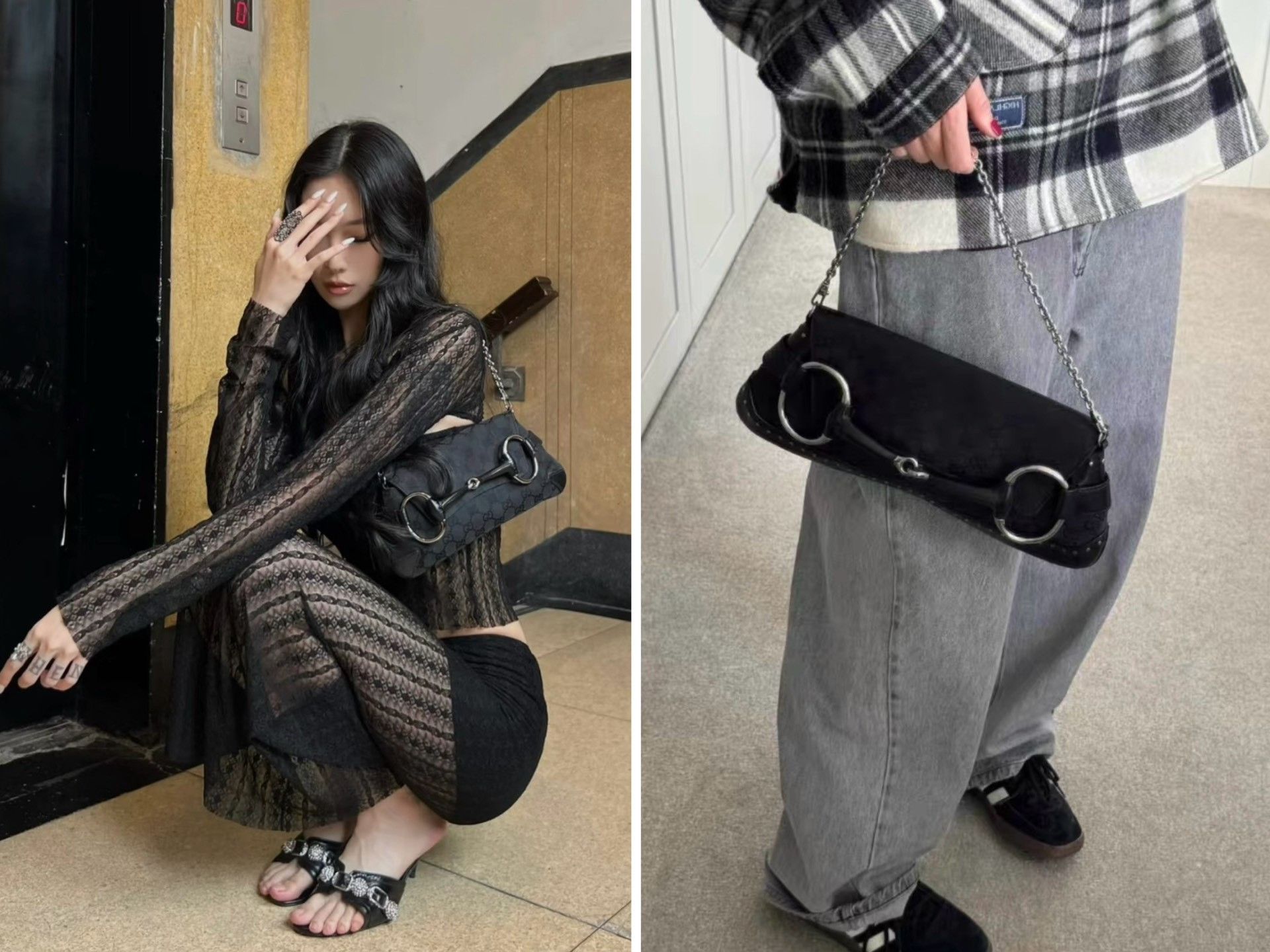 Gucci Gucci Vintage GG Horsebit Underarm Bag Size ONE SIZE - 2 Thumbnail