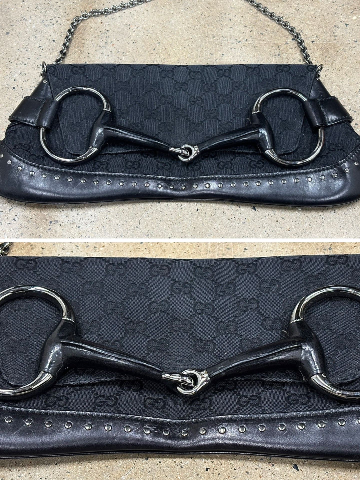 Gucci Gucci Vintage GG Horsebit Underarm Bag Size ONE SIZE - 5 Thumbnail
