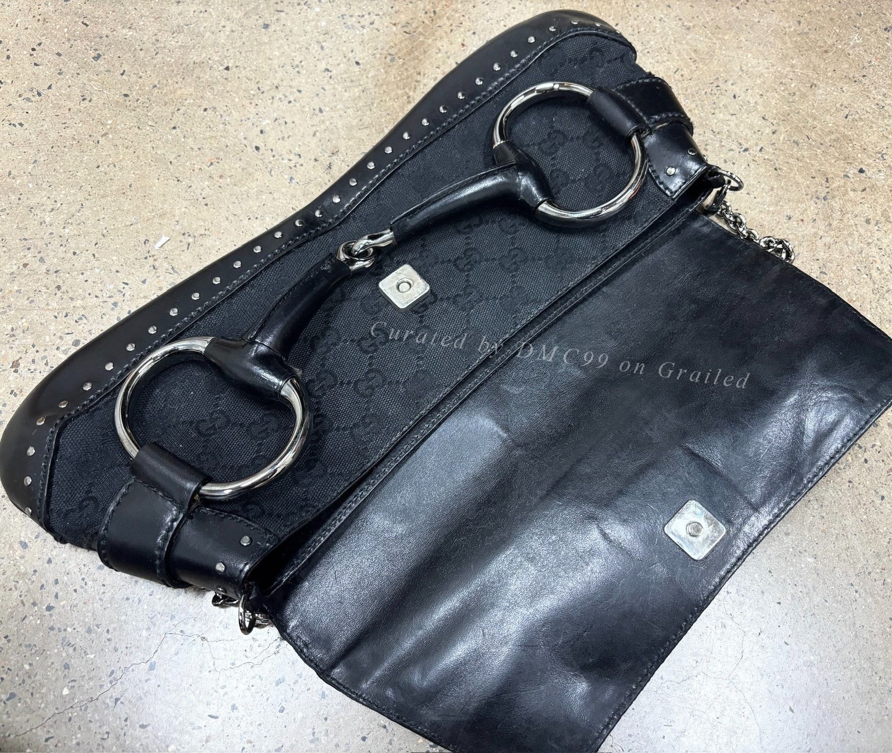 Gucci Gucci Vintage GG Horsebit Underarm Bag Size ONE SIZE - 7 Thumbnail