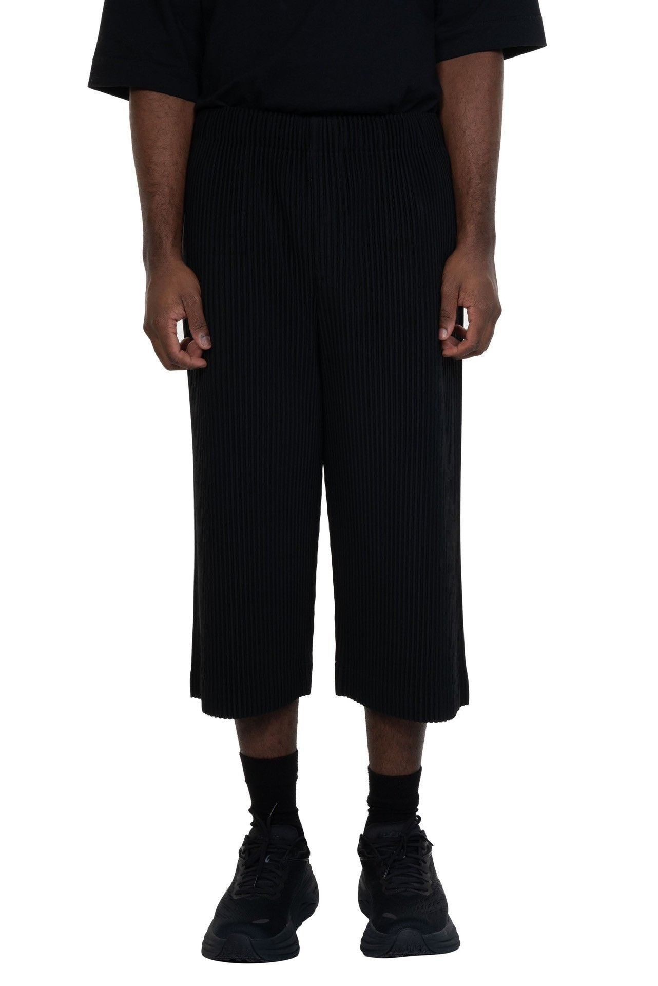 Issey Miyake Issey Miyake Homme Plisse Pleated Cropped Pants Size US 26 / EU 42 - 3 Thumbnail