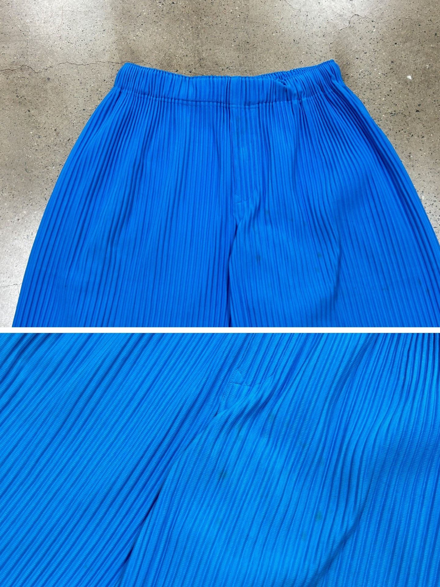 Issey Miyake Issey Miyake Homme Plisse Pleated Cropped Pants Size US 26 / EU 42 - 4 Thumbnail