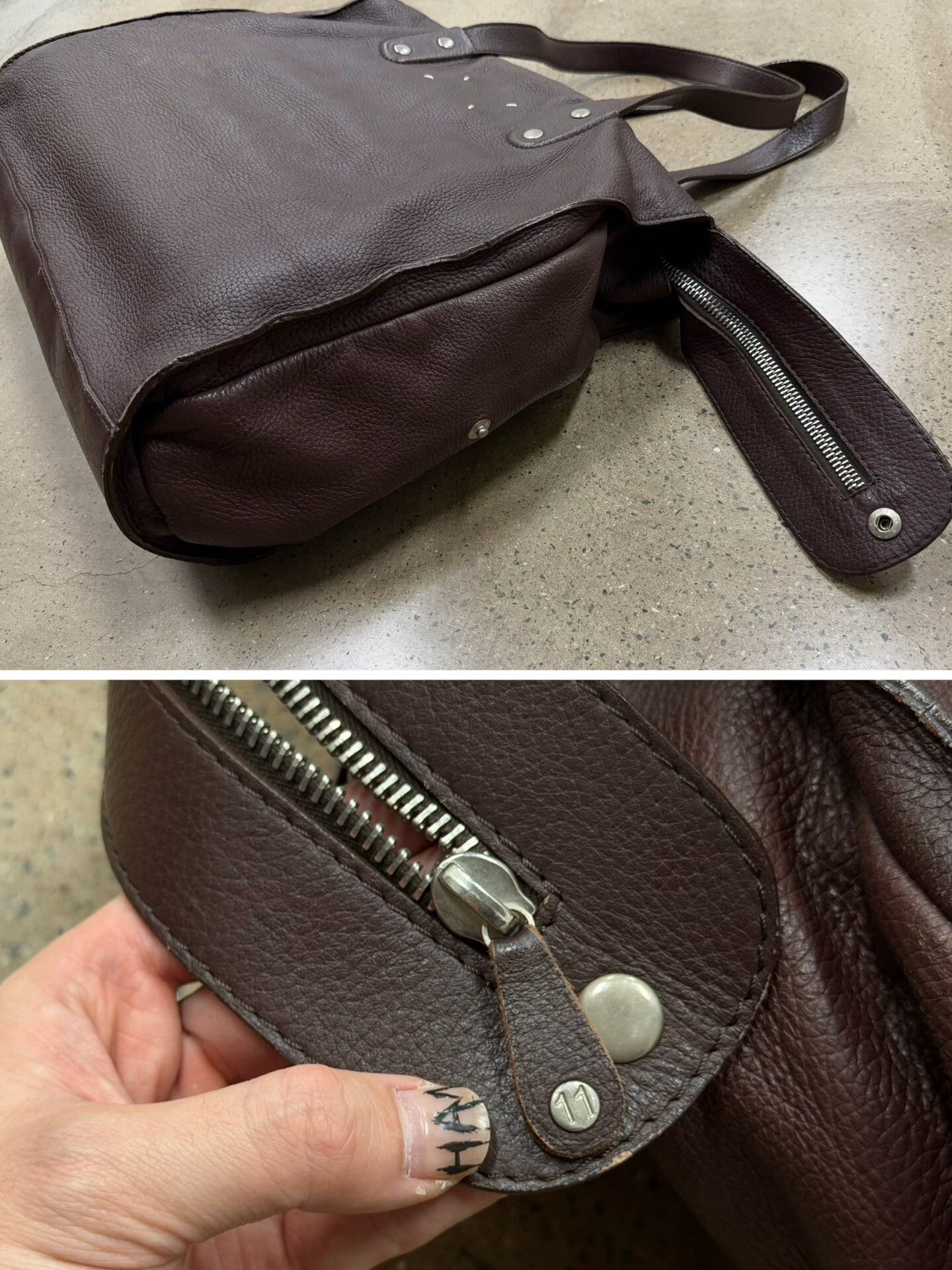 Maison Margiela Maison Martin Margiela 00s Archive Leather Shoulder Briefcase Size ONE SIZE - 5 Thumbnail