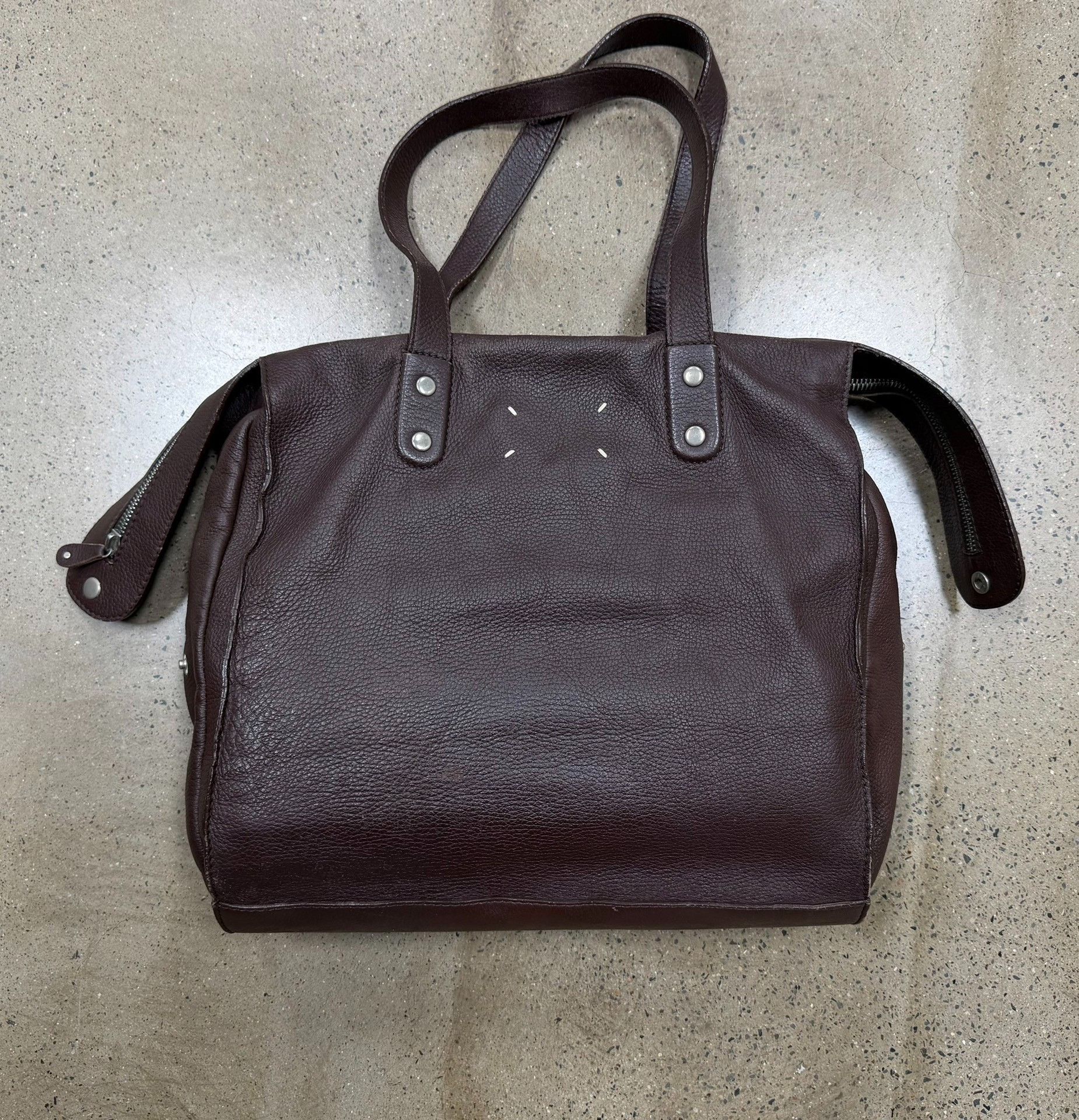 Maison Margiela Maison Martin Margiela 00s Archive Leather Shoulder Briefcase Size ONE SIZE - 2 Thumbnail