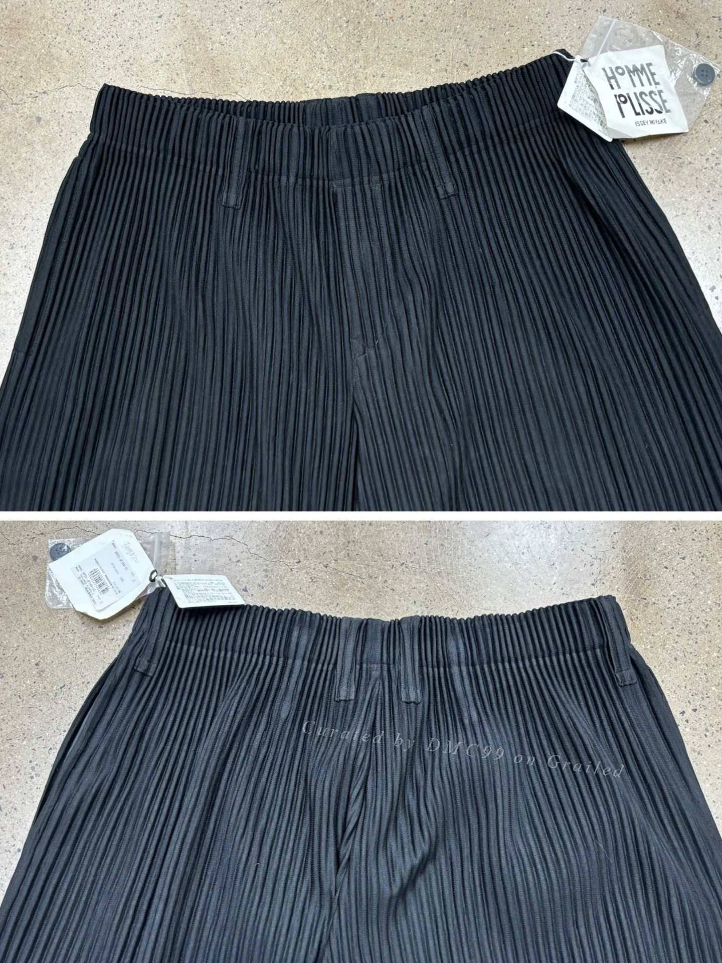 Issey Miyake Issey Miyake Pleats Wide-Leg Crop Pants Size US 26 / EU 42 - 4 Thumbnail