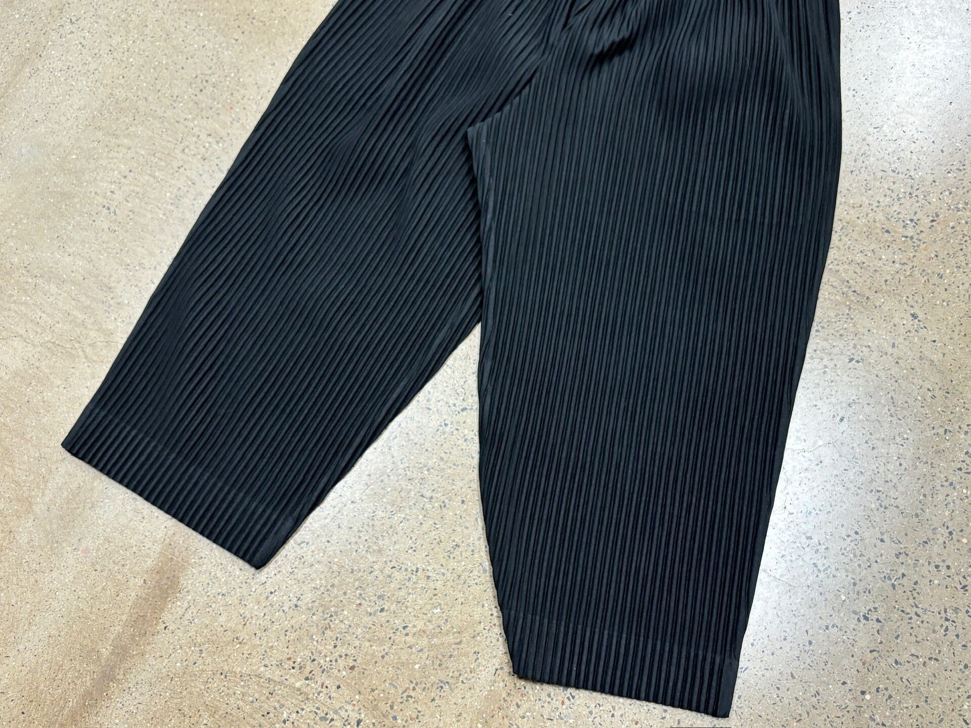 Issey Miyake Issey Miyake Pleats Wide-Leg Crop Pants Size US 26 / EU 42 - 5 Thumbnail