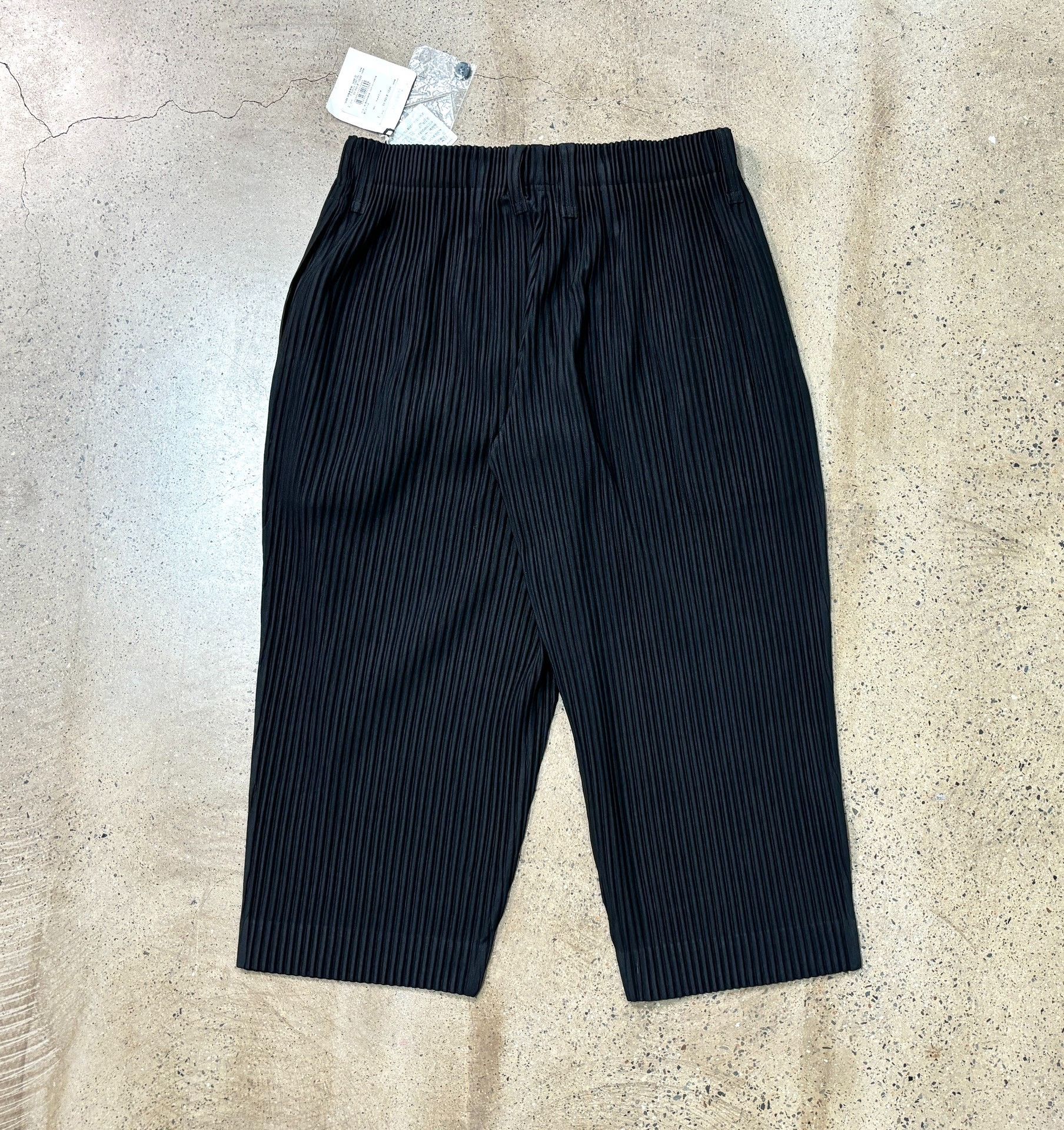 Issey Miyake Issey Miyake Pleats Wide-Leg Crop Pants Size US 26 / EU 42 - 2 Thumbnail