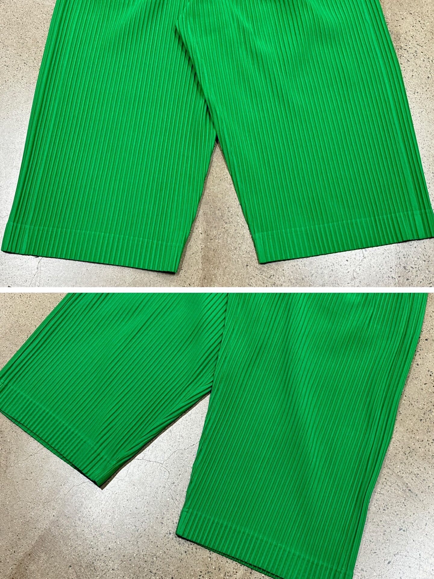 Issey Miyake Issey Miyake Pleated Wide-Leg Trousers Size 22" - 7 Thumbnail