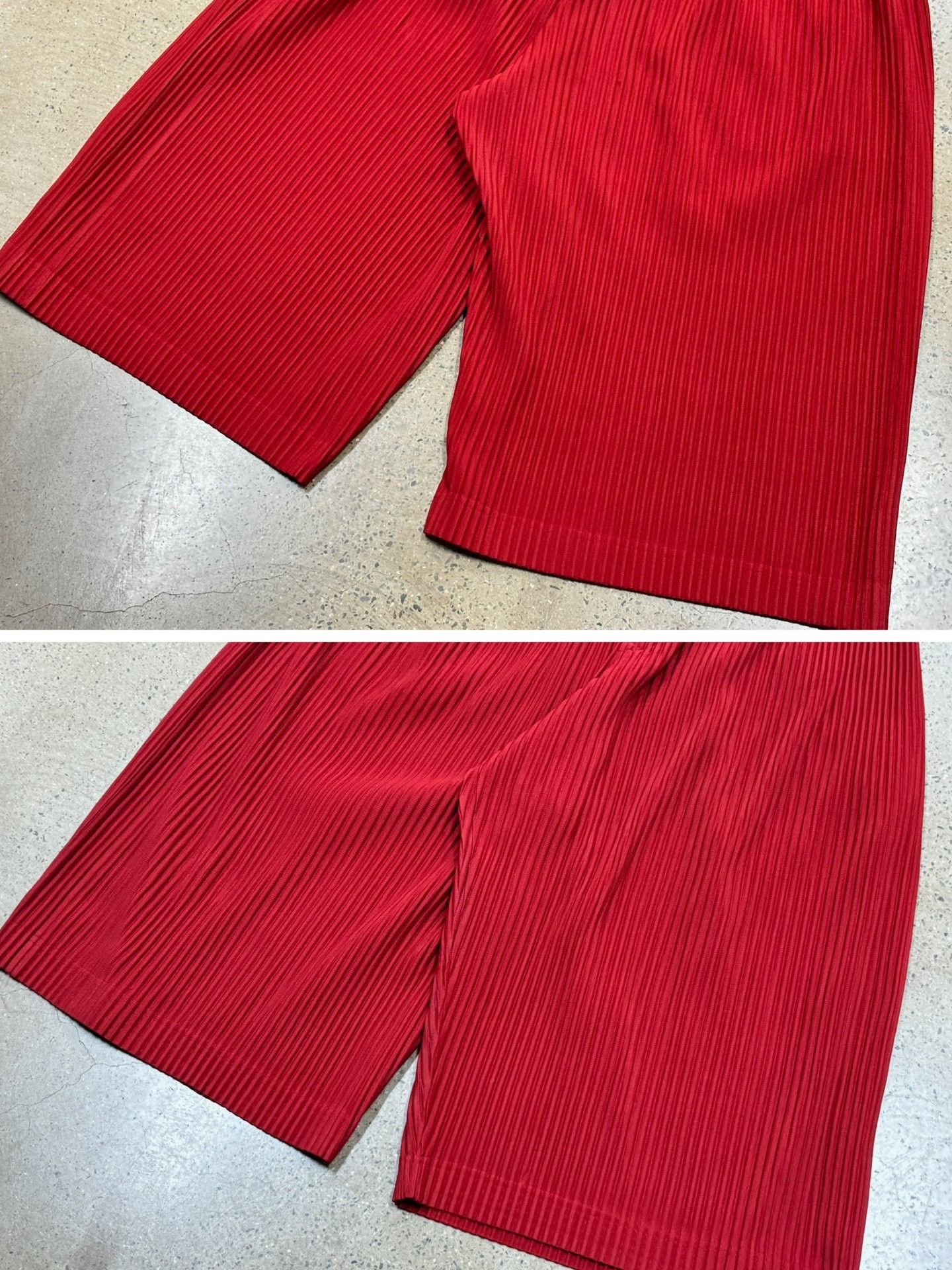 Issey Miyake Issey Miyake Pleated Wide-Leg Cropped Pants Size US 26 / EU 42 - 6 Thumbnail