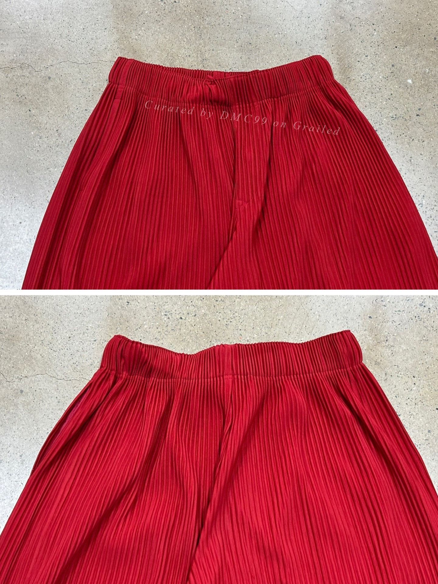 Issey Miyake Issey Miyake Pleated Wide-Leg Cropped Pants Size US 26 / EU 42 - 4 Thumbnail