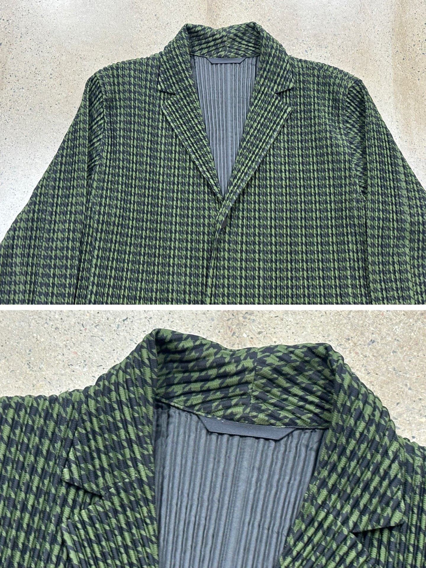Issey Miyake Issey Miyake Pleated Houndstooth Blazer Limited Size US M / EU 48-50 / 2 - 3 Thumbnail