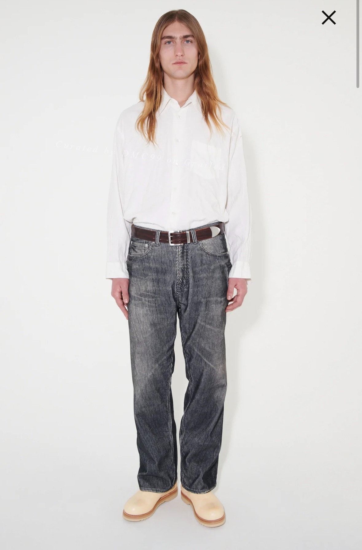 Our Legacy OUR LEGACY Third Cut Digital Print Corduroy Pants Size US 31 - 3 Thumbnail