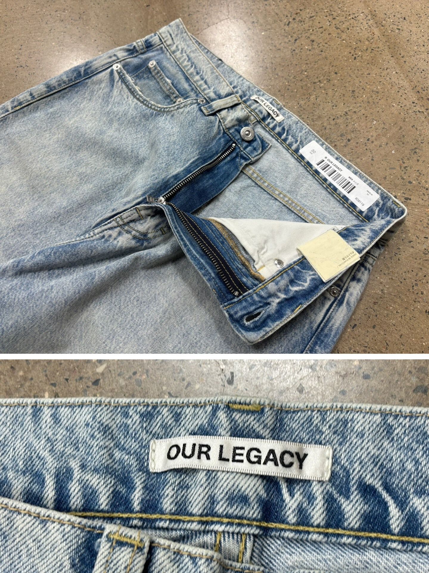 Our Legacy OUR LEGACY 22SS Extended Third Cut Jeans Size US 30 / EU 46 - 5 Thumbnail