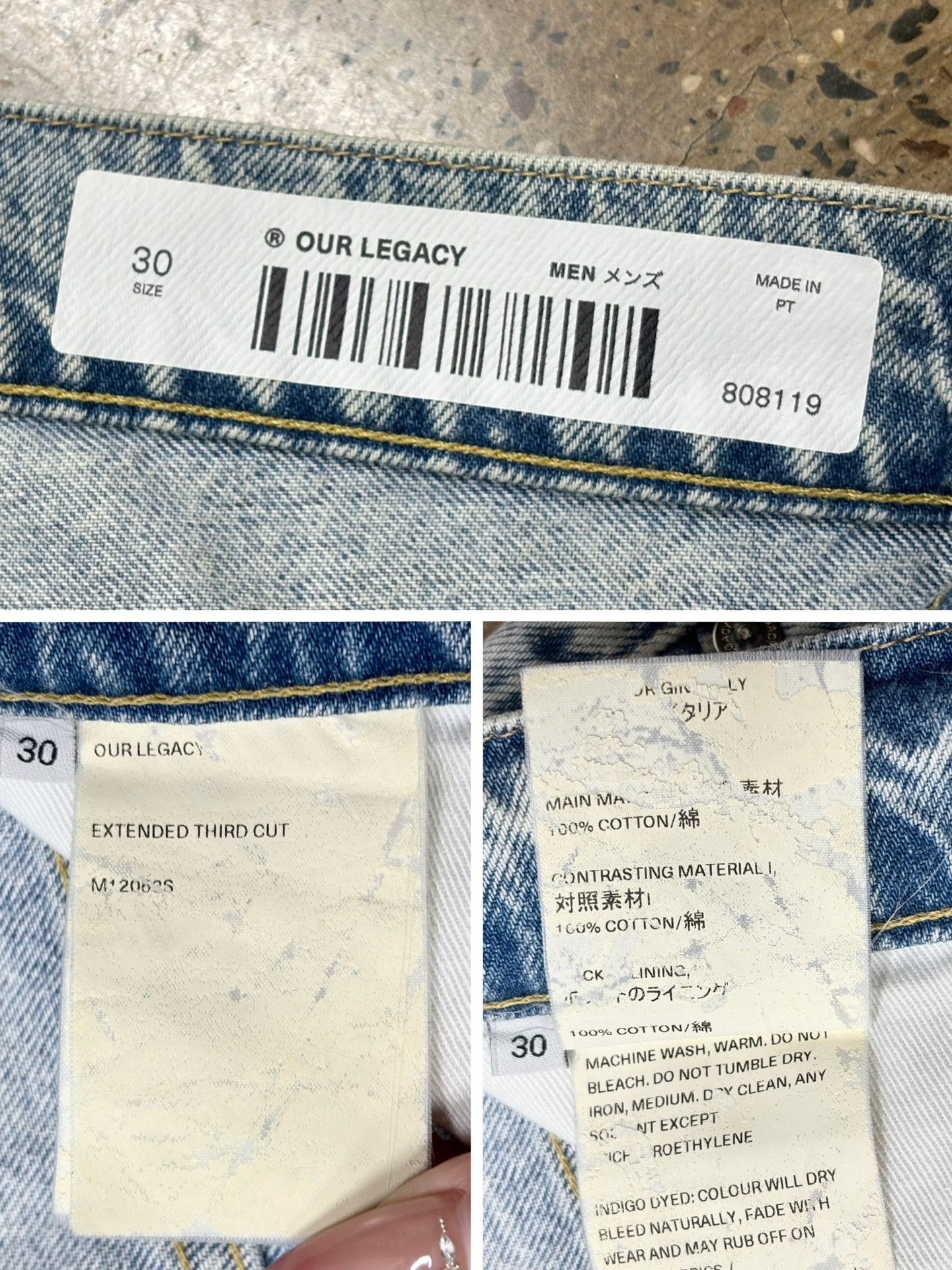 Our Legacy OUR LEGACY 22SS Extended Third Cut Jeans Size US 30 / EU 46 - 9 Thumbnail