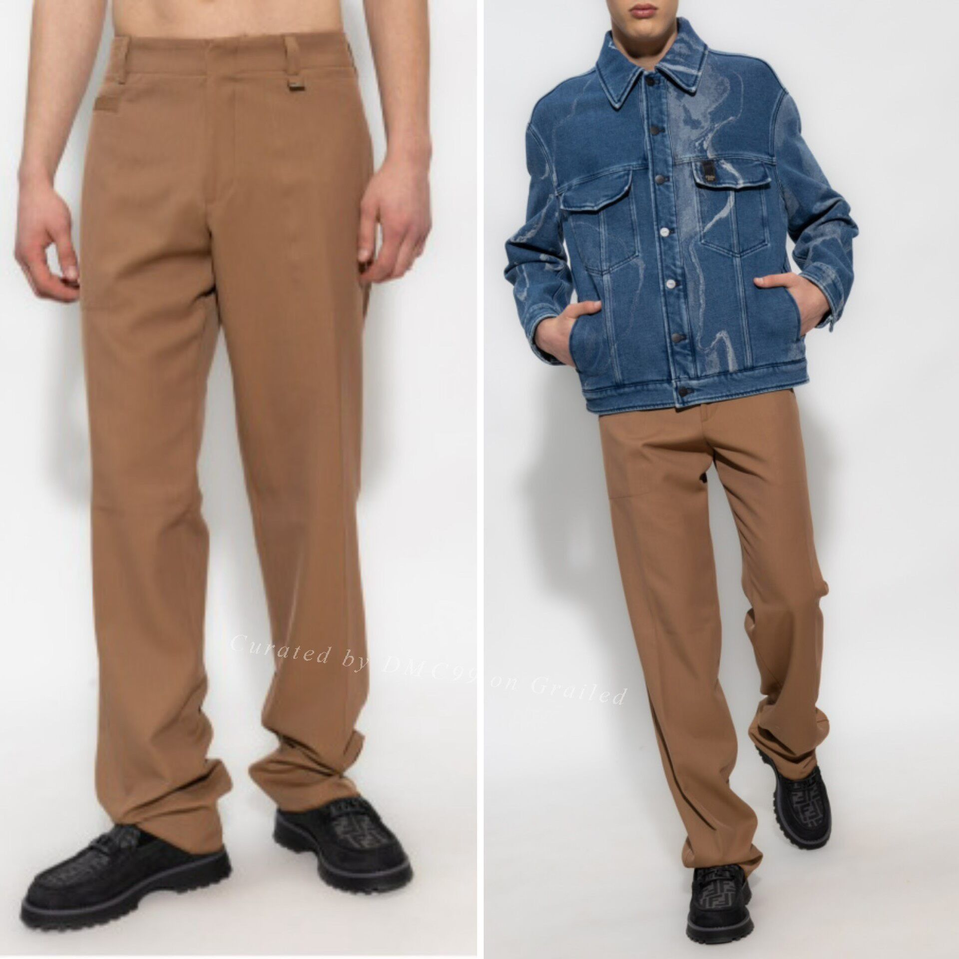 Fendi Fendi Wool Blend Casual Trousers Size US 35 - 2 Thumbnail