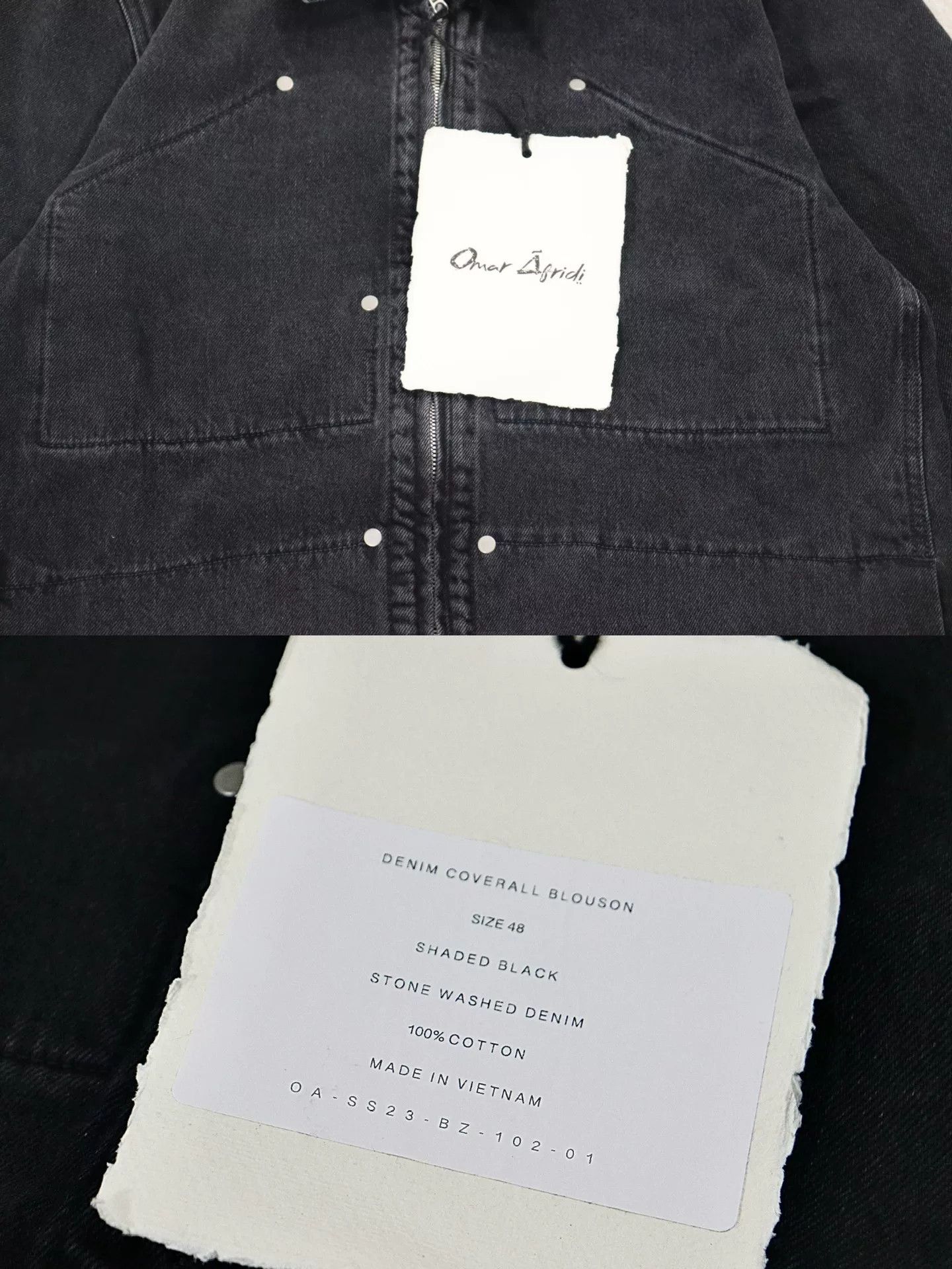 Omar Afridi Omar Afridi 23SS Denim Coverall Blouson Size US M / EU 48-50 / 2 - 8 Thumbnail