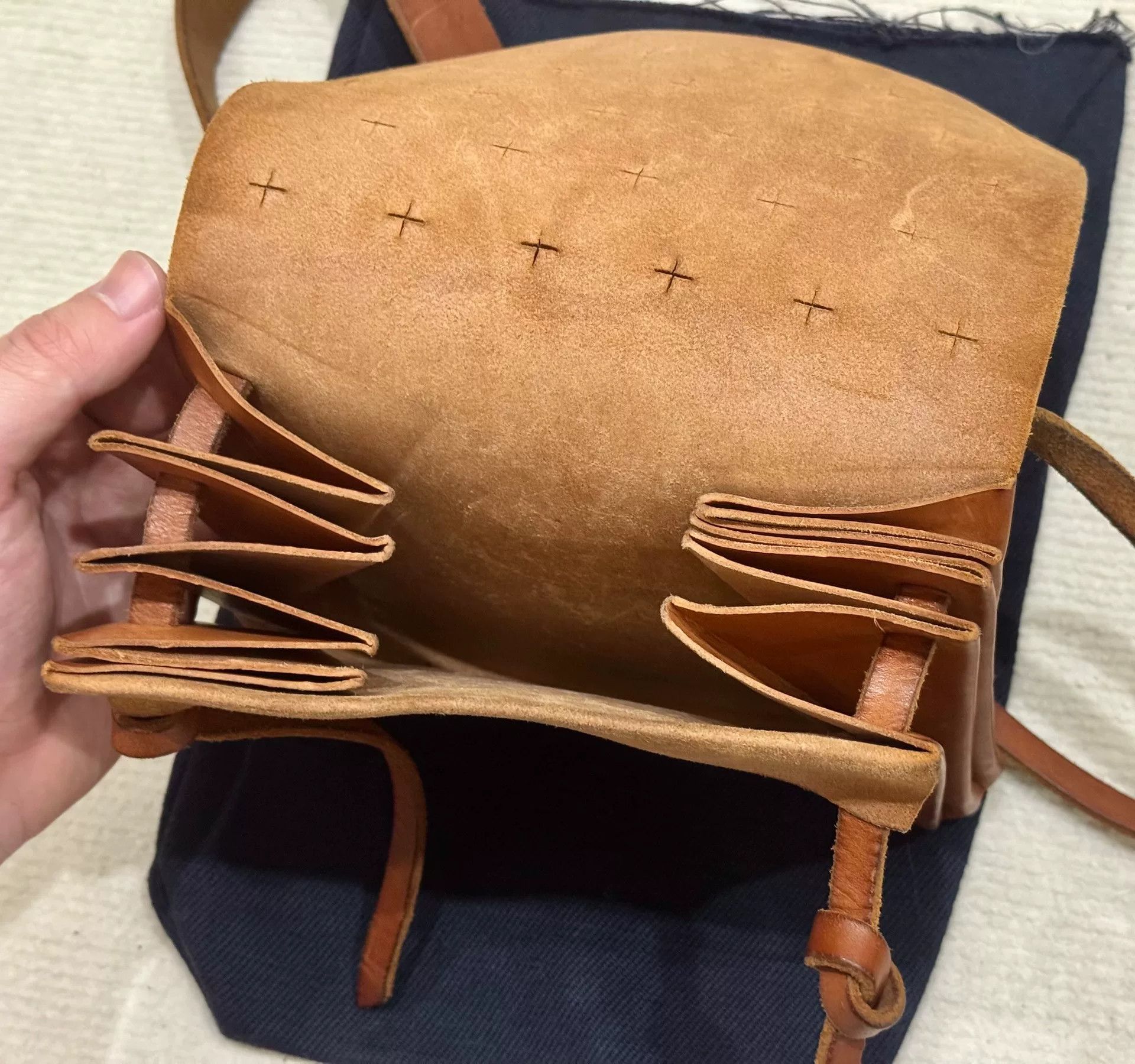 Ma+ M.A+ Maurizio Amadei Leather Envelope Bag Size ONE SIZE - 9 Thumbnail
