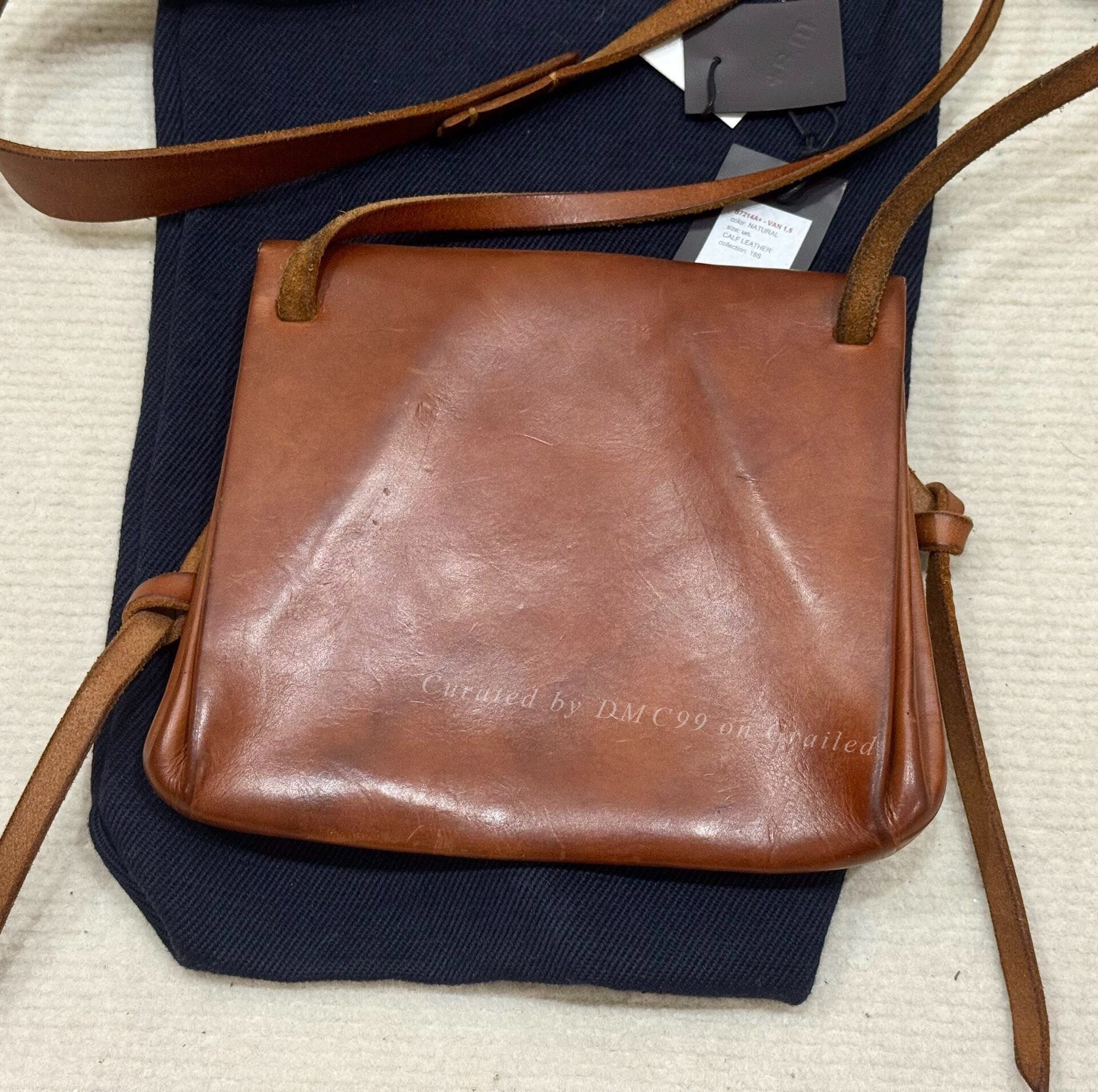 Ma+ M.A+ Maurizio Amadei Leather Envelope Bag Size ONE SIZE - 6 Thumbnail